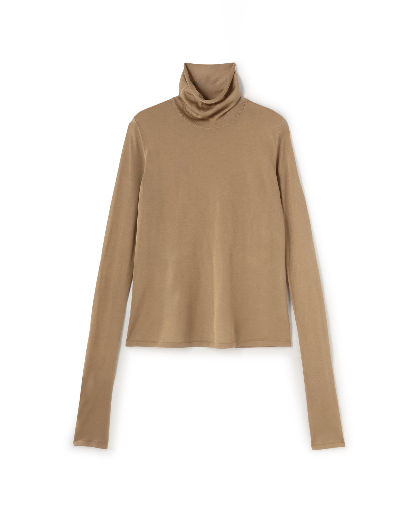 LYOCELL CASHMERE TURTLENECK KNIT PULLOVER（リヨセルカシミヤ