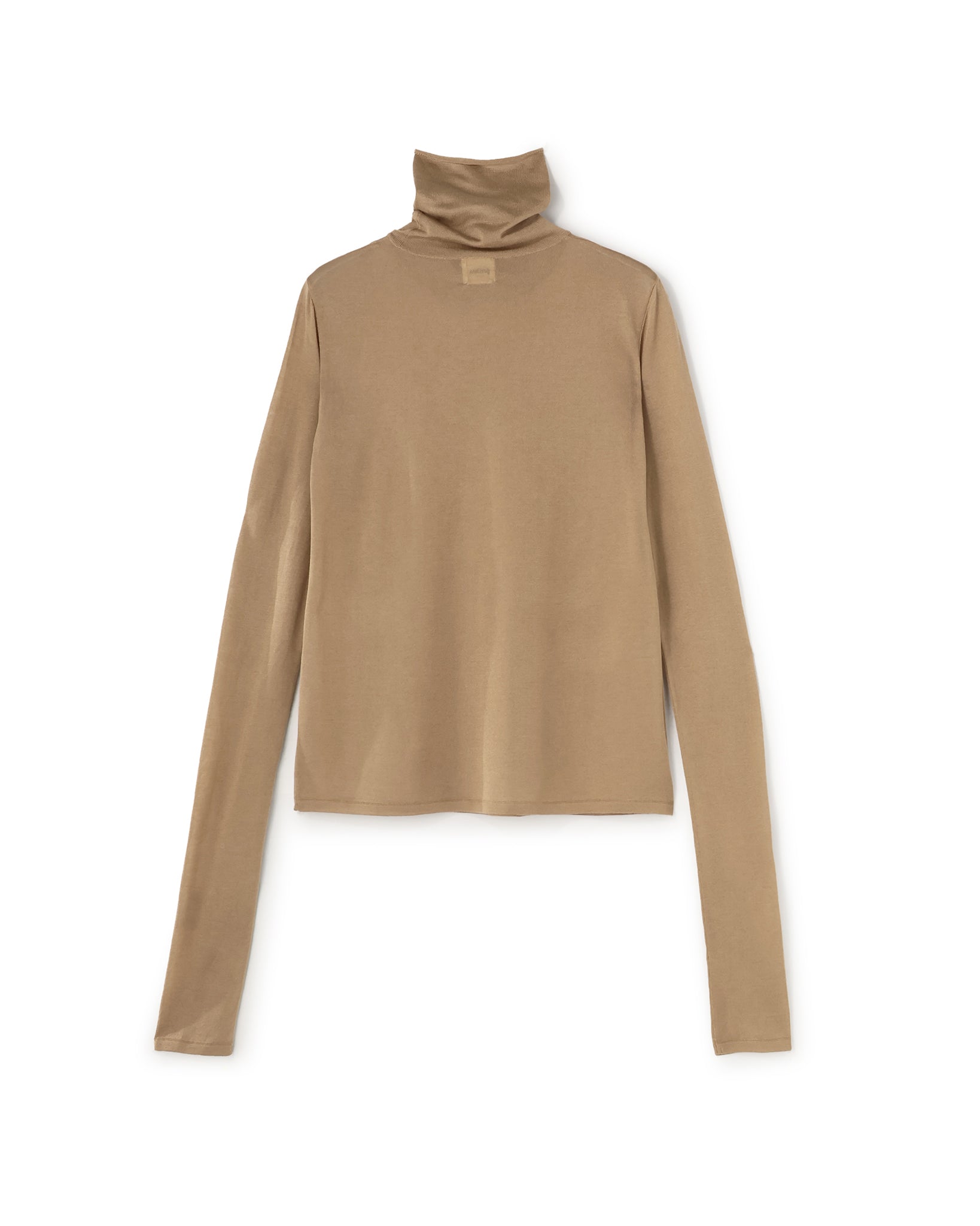 LYOCELL CASHMERE TURTLENECK KNIT PULLOVER（リヨセルカシミヤ