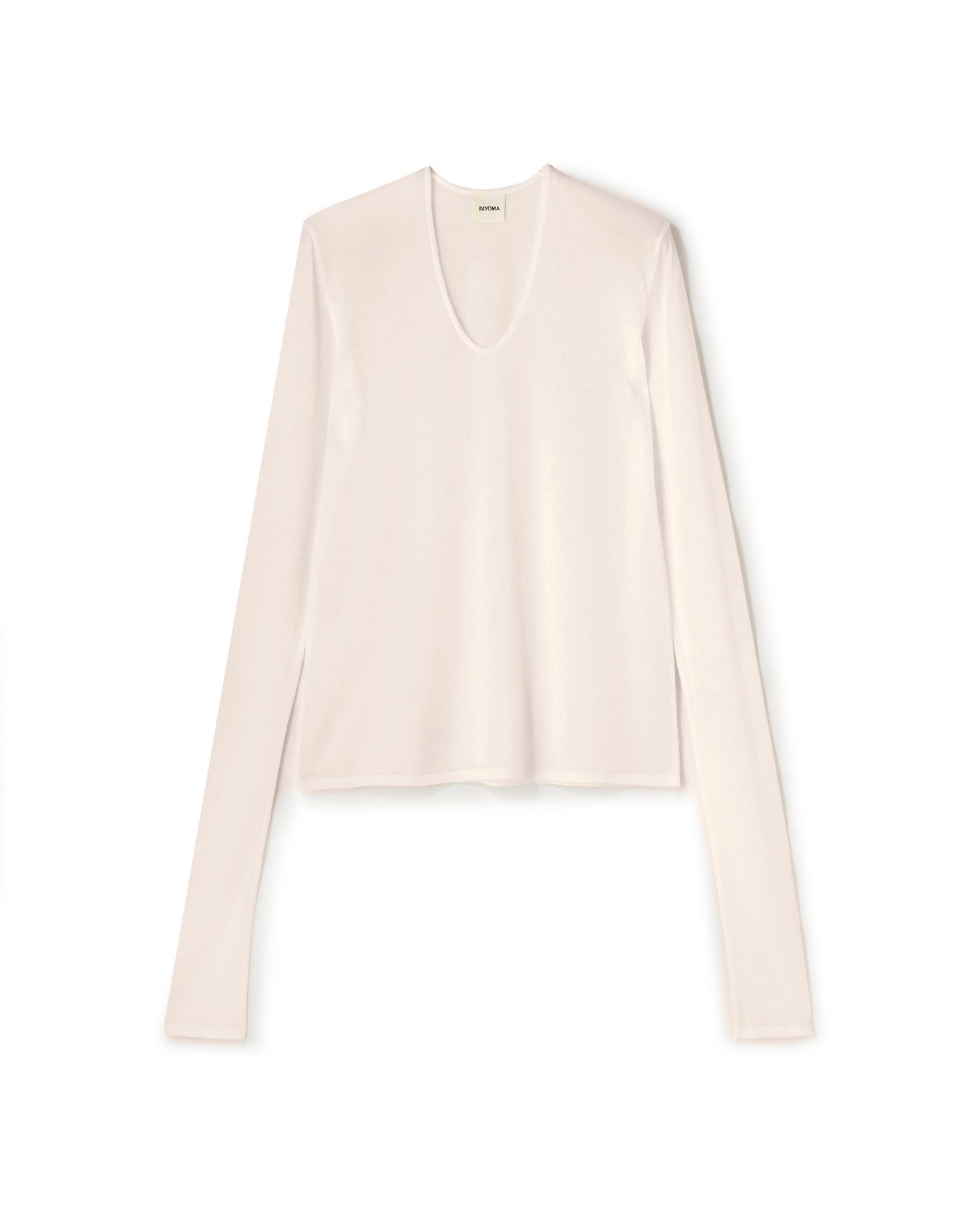 LYOCELL CASHMERE V NECK KNIT PULLOVER（リヨセルカシミヤブイネックプルオーバー）｜BIYOMA（ビヨーマ）OFFICIAL ONLINE STORE