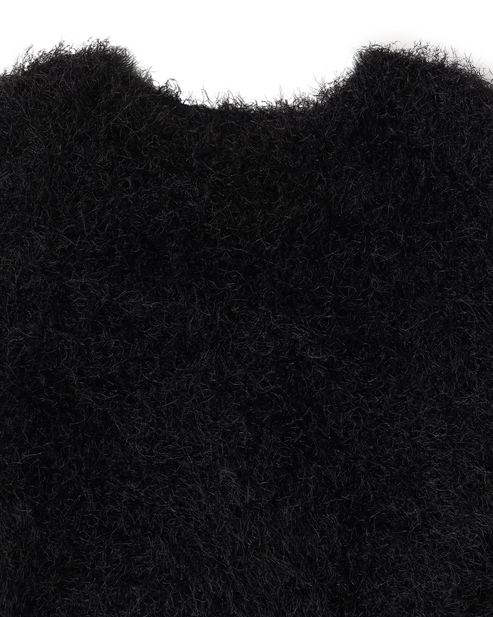 POWER SHOULDER HALF SLEEVE SHAGGY KNIT PULLOVER（パワーショルダーハーフスリーブシャギーニットプルオーバー）｜BIYOMA（ビヨーマ）OFFICIAL ONLINE STORE
