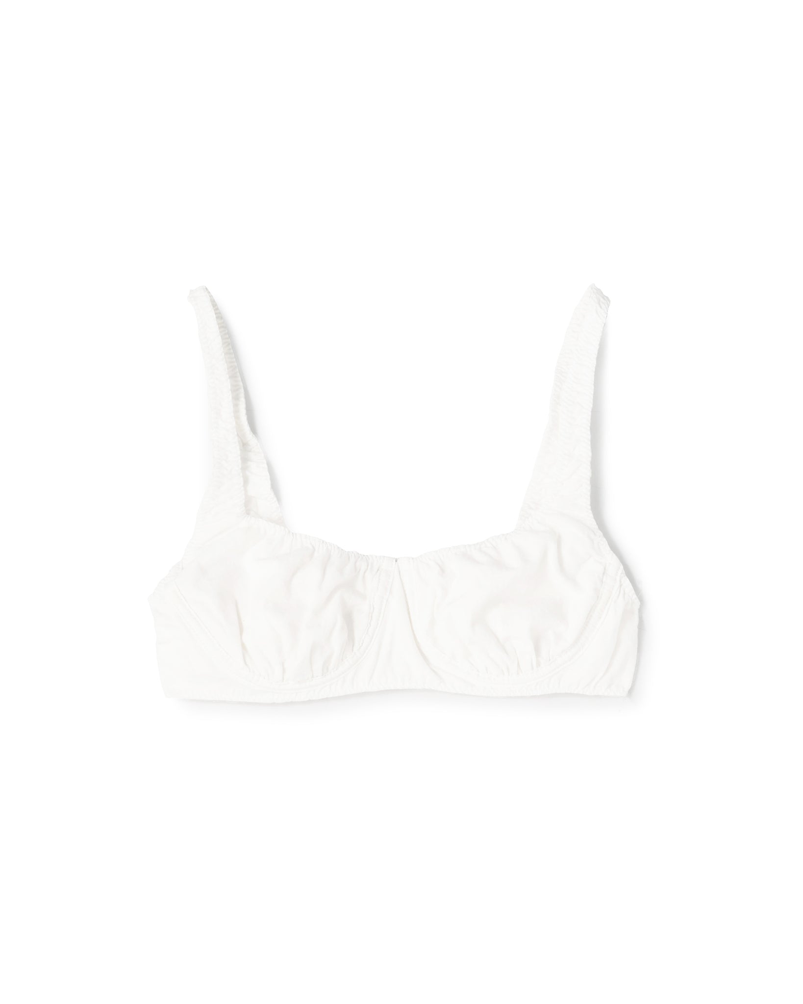 COTTON LINEN GATHER WIRE BRA（コットンリネンギャザーワイヤーブラ）｜BIYOMA（ビヨーマ）OFFICIAL ONLINE STORE