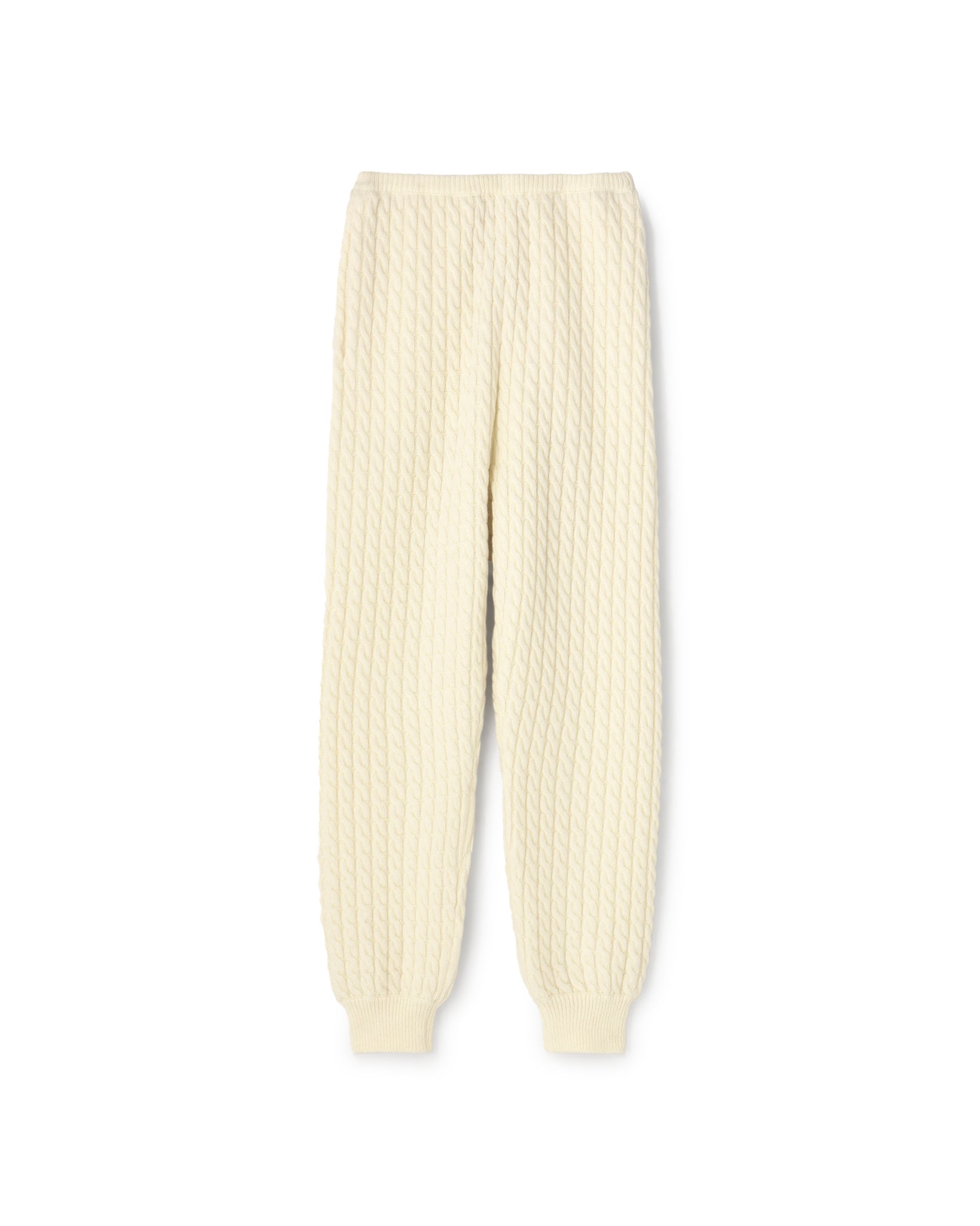 WOOL NYLON CABLE KNIT PANTS（ウールナイロンケーブルニットパンツ