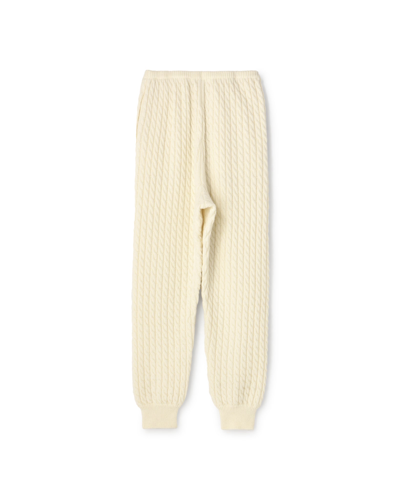 WOOL NYLON CABLE KNIT PANTS（ウールナイロンケーブルニットパンツ）｜BIYOMA（ビヨーマ）OFFICIAL ONLINE STORE