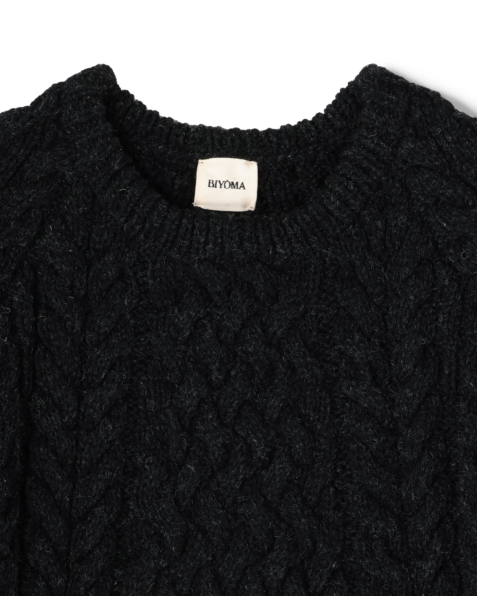 ARAN KNIT PULLOVER（アランニットプルオーバー）｜BIYOMA（ビヨーマ）OFFICIAL ONLINE STORE