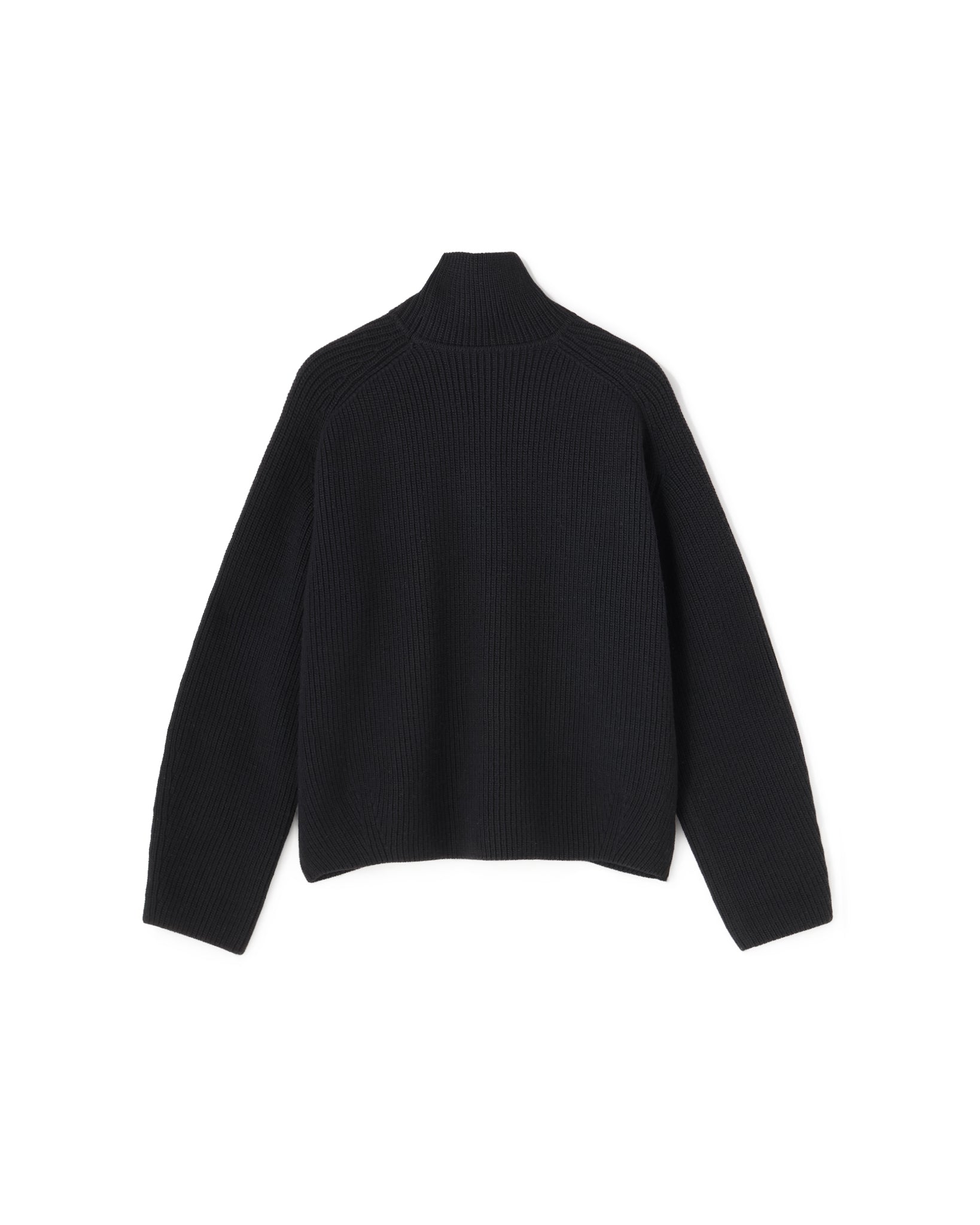 WOOL RIB KNIT TURTLENECK PULLOVER（ウールリブニットタートルネック