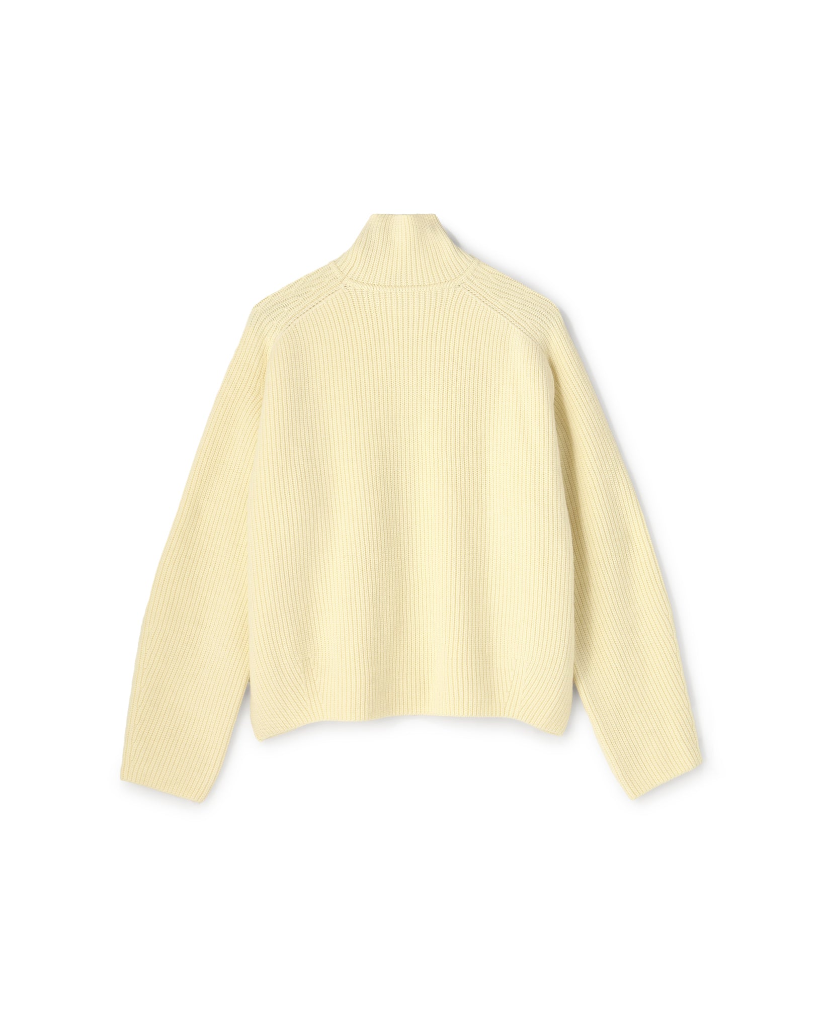 WOOL RIB KNIT TURTLENECK PULLOVER（ウールリブニットタートルネック