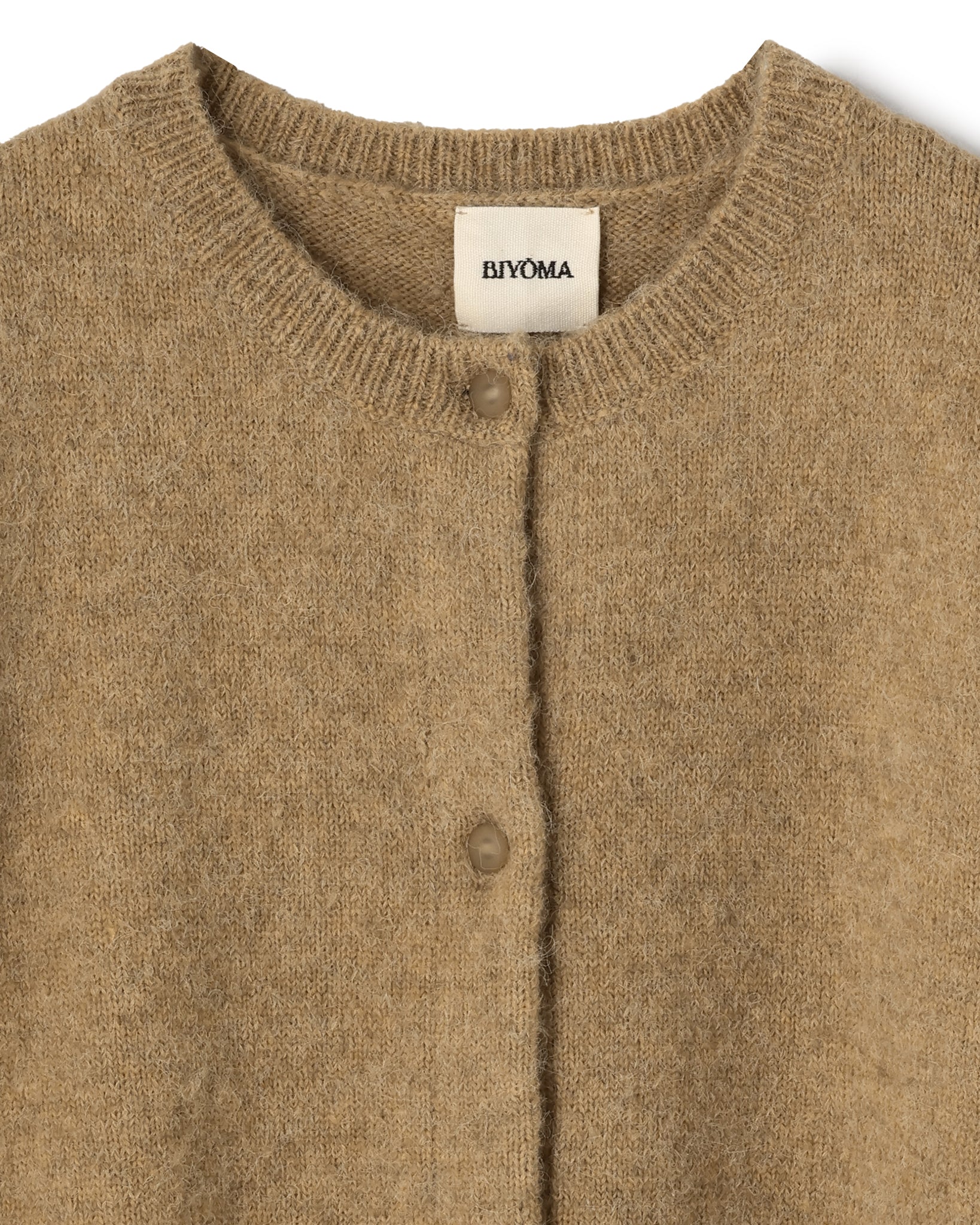 NYLON ACRYLIC KNIT CARDIGAN（ナイロンアクリルニットカーディガン）｜BIYOMA（ビヨーマ）OFFICIAL ONLINE STORE