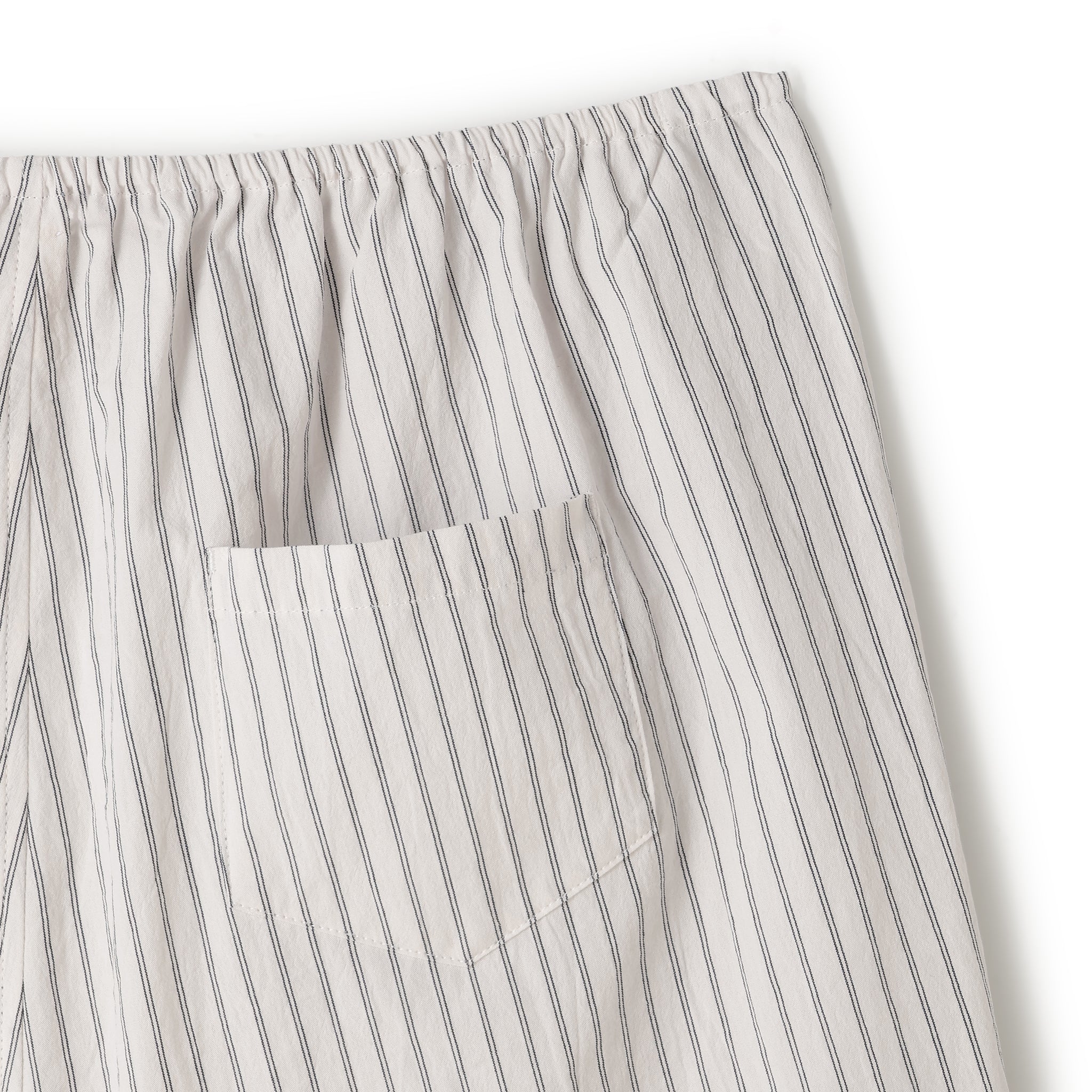 【PRE ORDER】COTTON STRIPE RELAX SHORTS