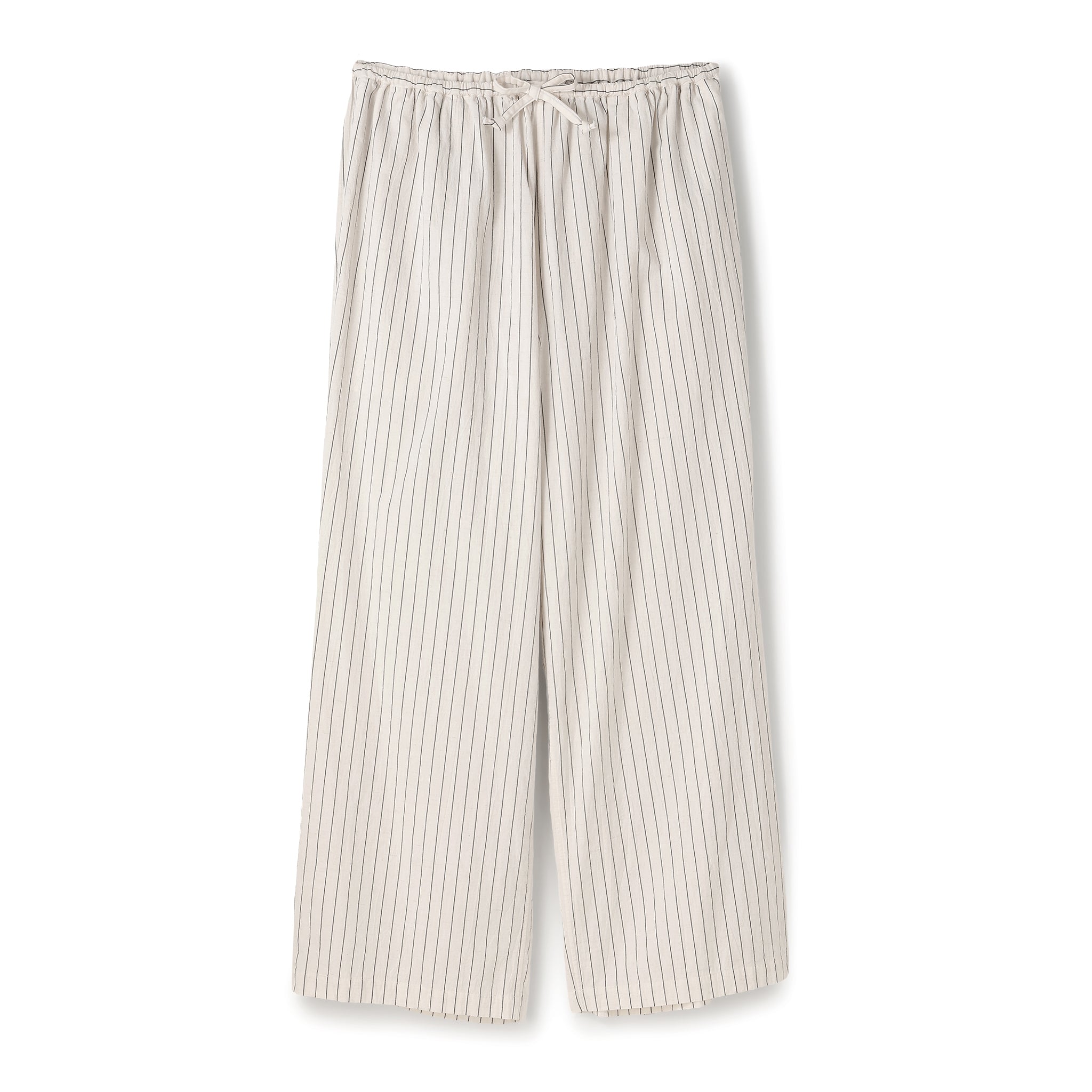 【PRE ORDER】COTTON LINEN STRIPE PAJAMA PANTS