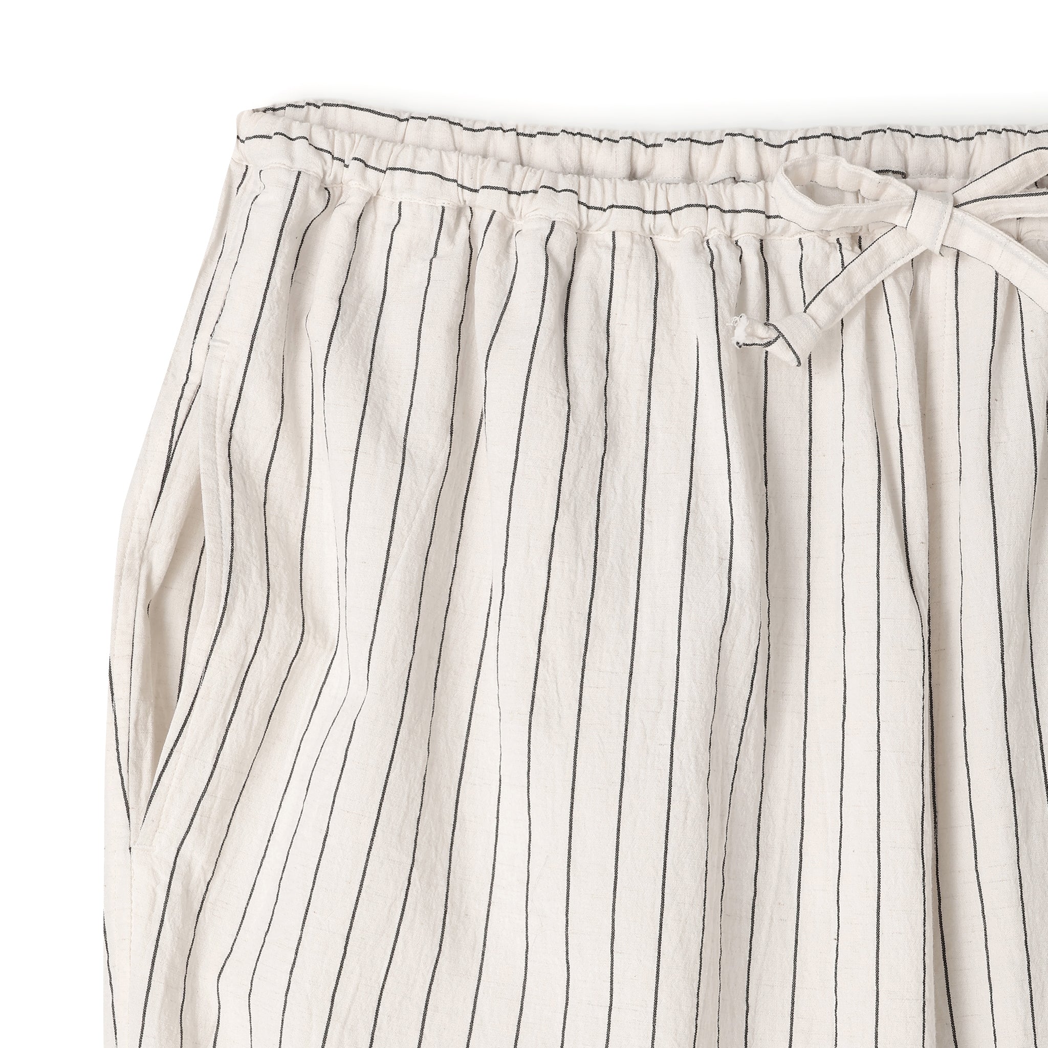 【PRE ORDER】COTTON LINEN STRIPE PAJAMA PANTS