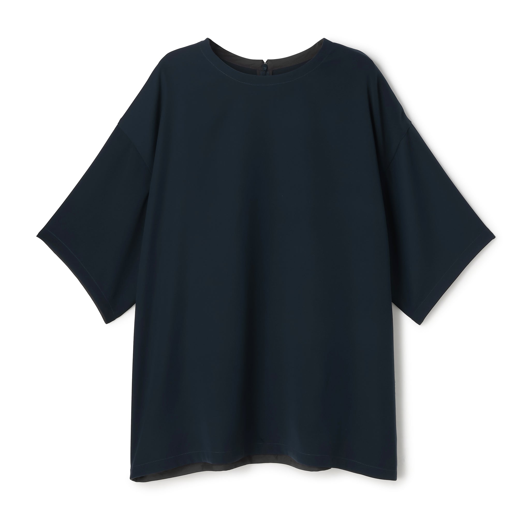 【PRE ORDER】POLYESTER SATIN  SHORT SLEEVED BLOUSE