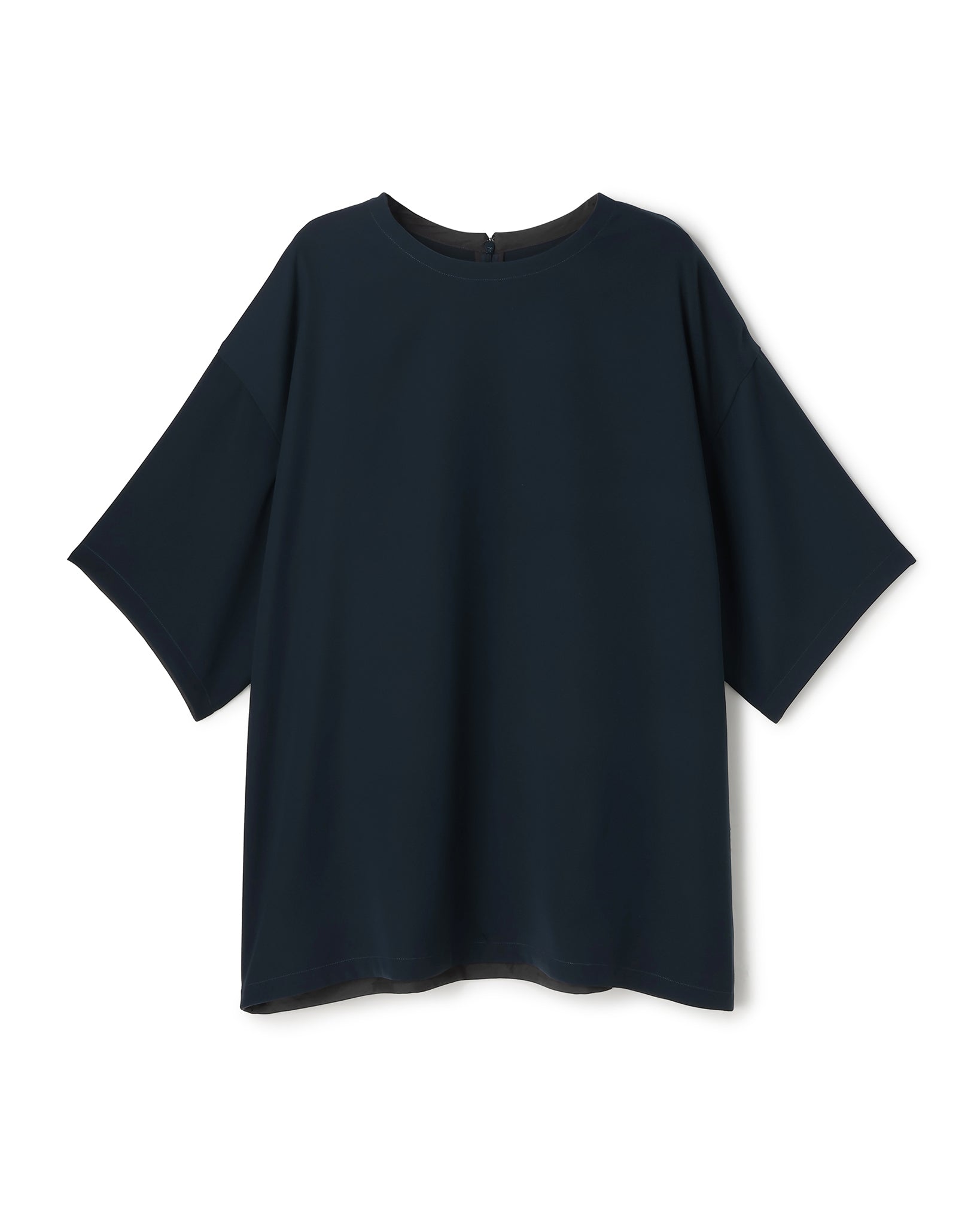 POLYESTER SATIN  SHORT SLEEVED BLOUSE（ポリエステルショートスリーブブラウス）｜BIYOMA（ビヨーマ）OFFICIAL ONLINE STORE