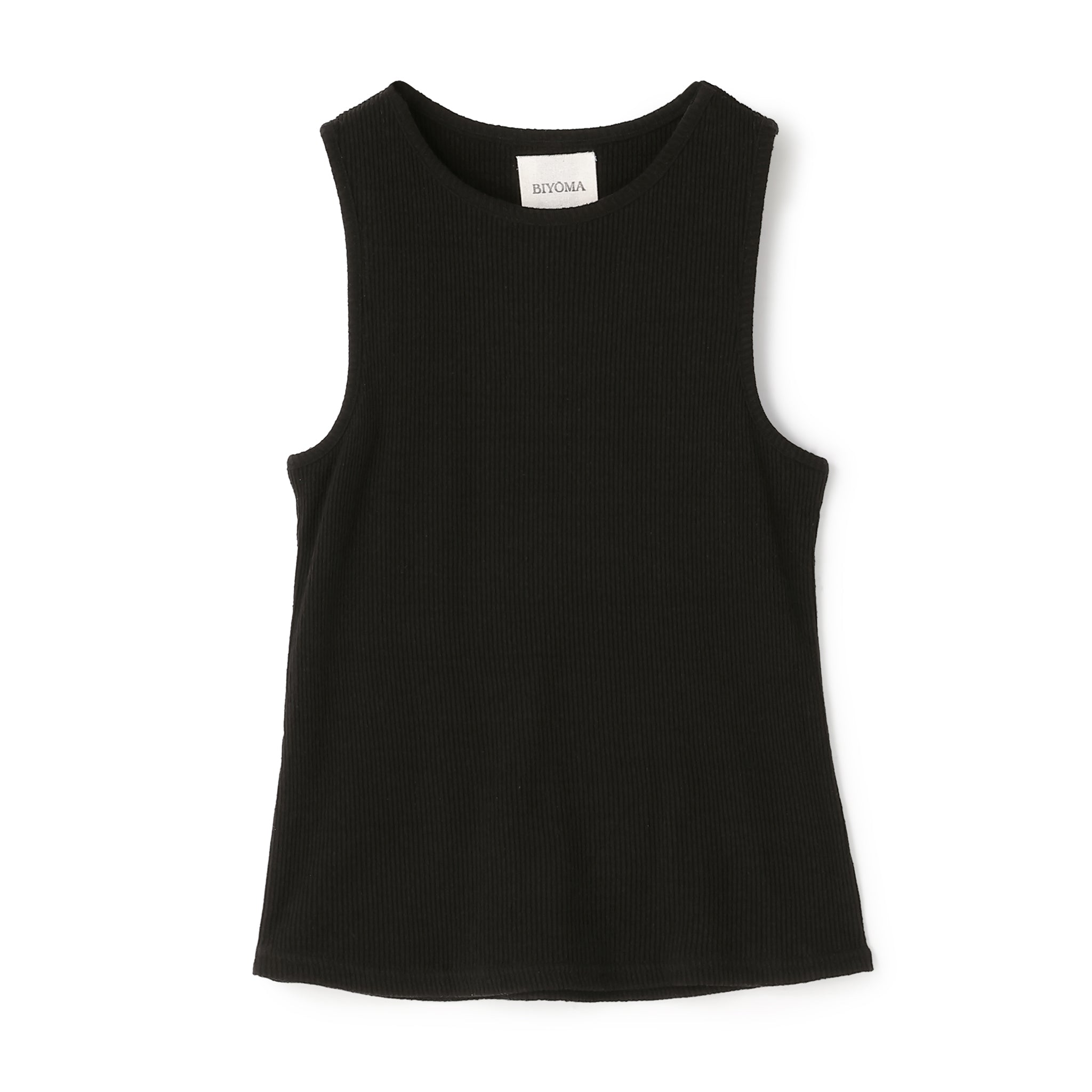 【PRE ORDER】SILK RIB  AMERICAN SLEEVE TANK TOP