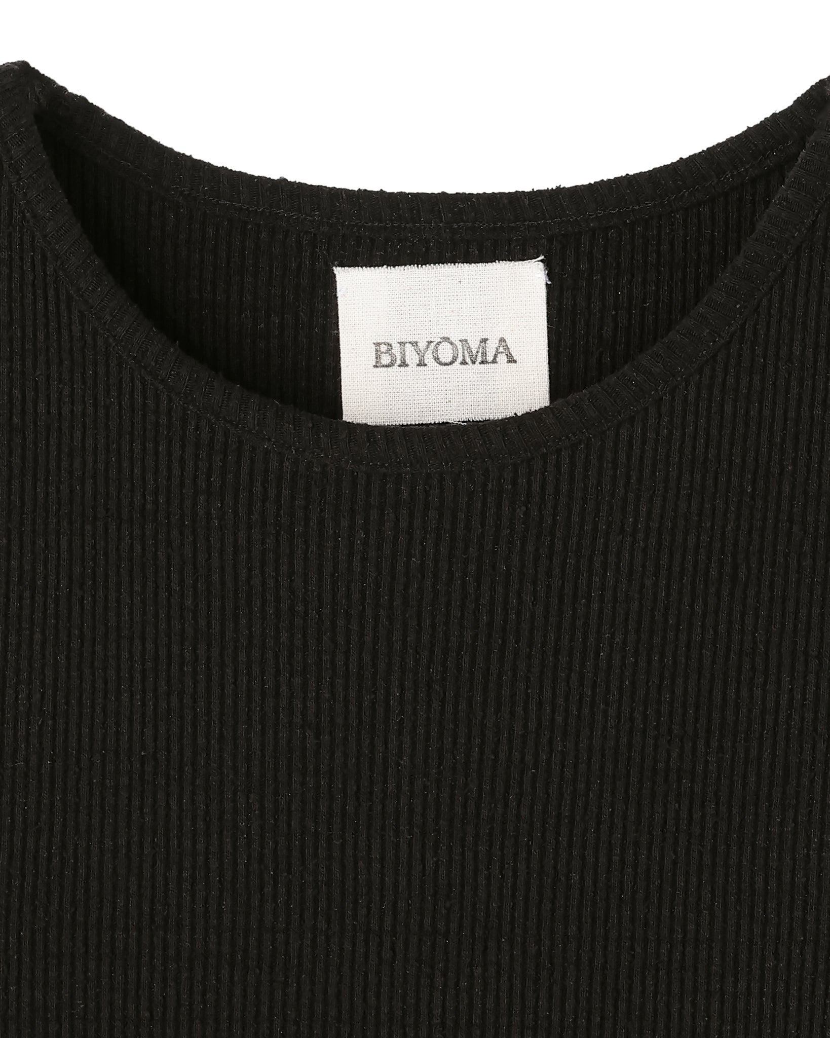 SILK RIB  AMERICAN SLEEVE TANK TOP（シルクリブアメリカンスリーブタンクトップ）｜BIYOMA（ビヨーマ）OFFICIAL ONLINE STORE