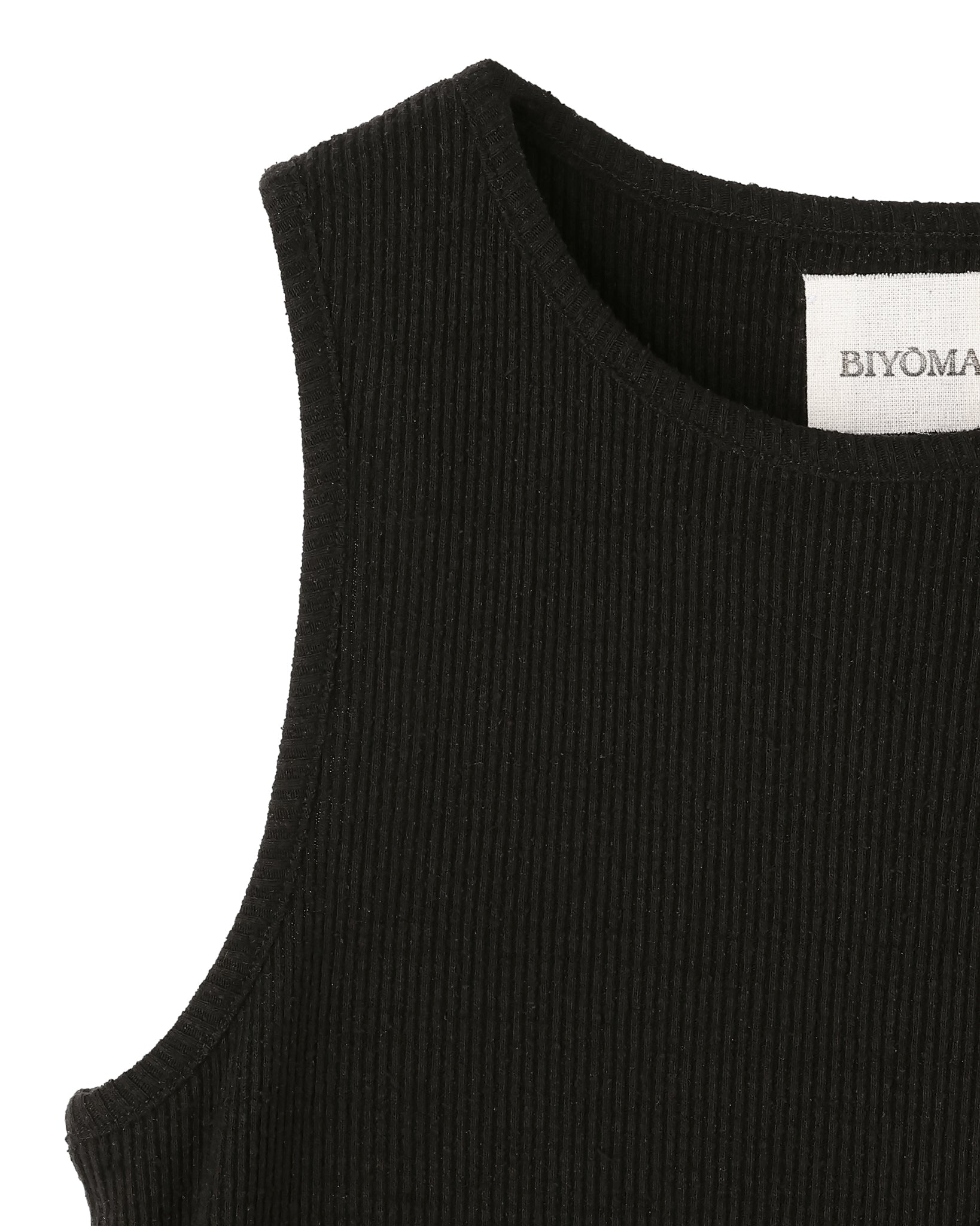 SILK RIB  AMERICAN SLEEVE TANK TOP（シルクリブアメリカンスリーブタンクトップ）｜BIYOMA（ビヨーマ）OFFICIAL ONLINE STORE