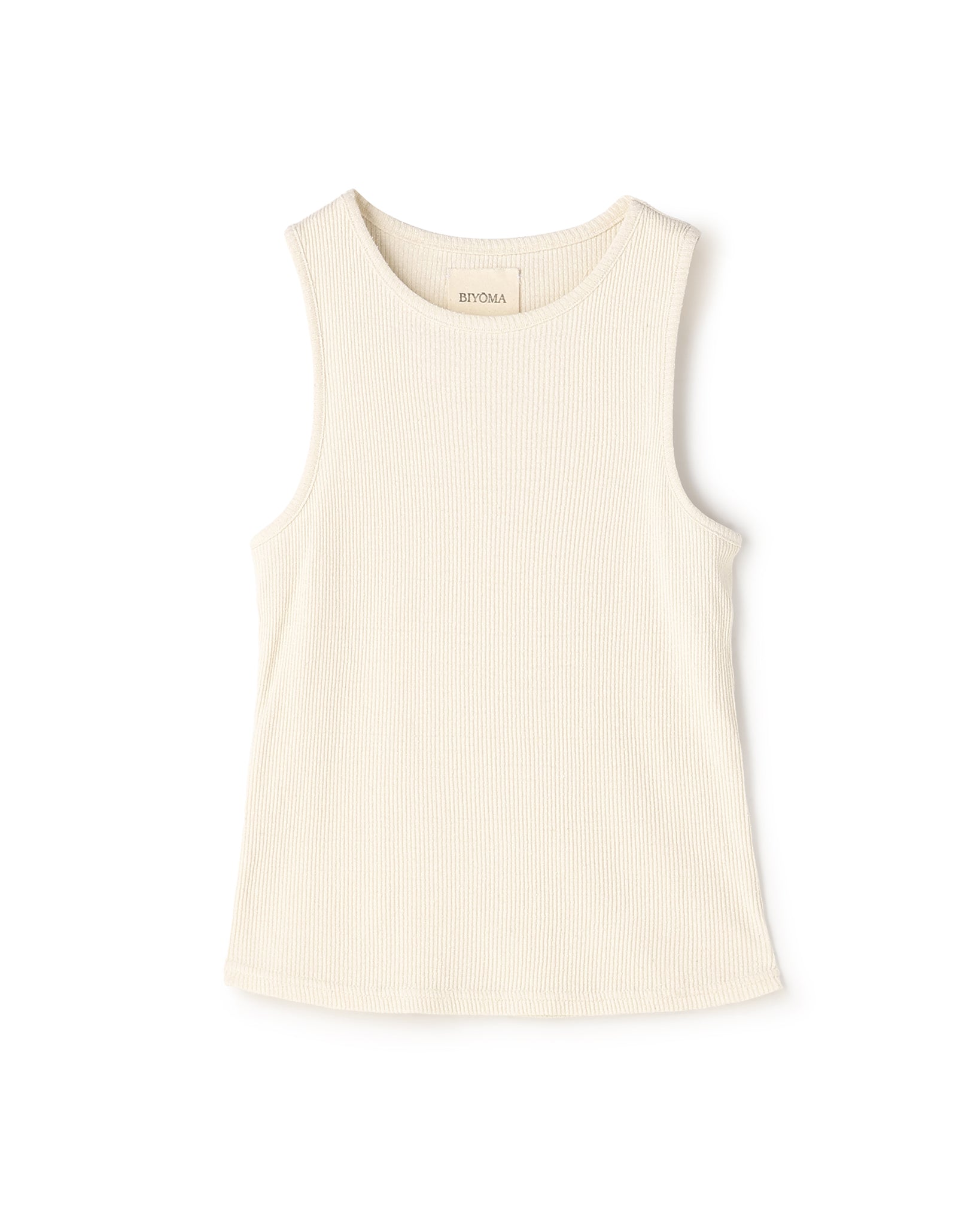 SILK RIB  AMERICAN SLEEVE TANK TOP（シルクリブアメリカンスリーブタンクトップ）｜BIYOMA（ビヨーマ）OFFICIAL ONLINE STORE