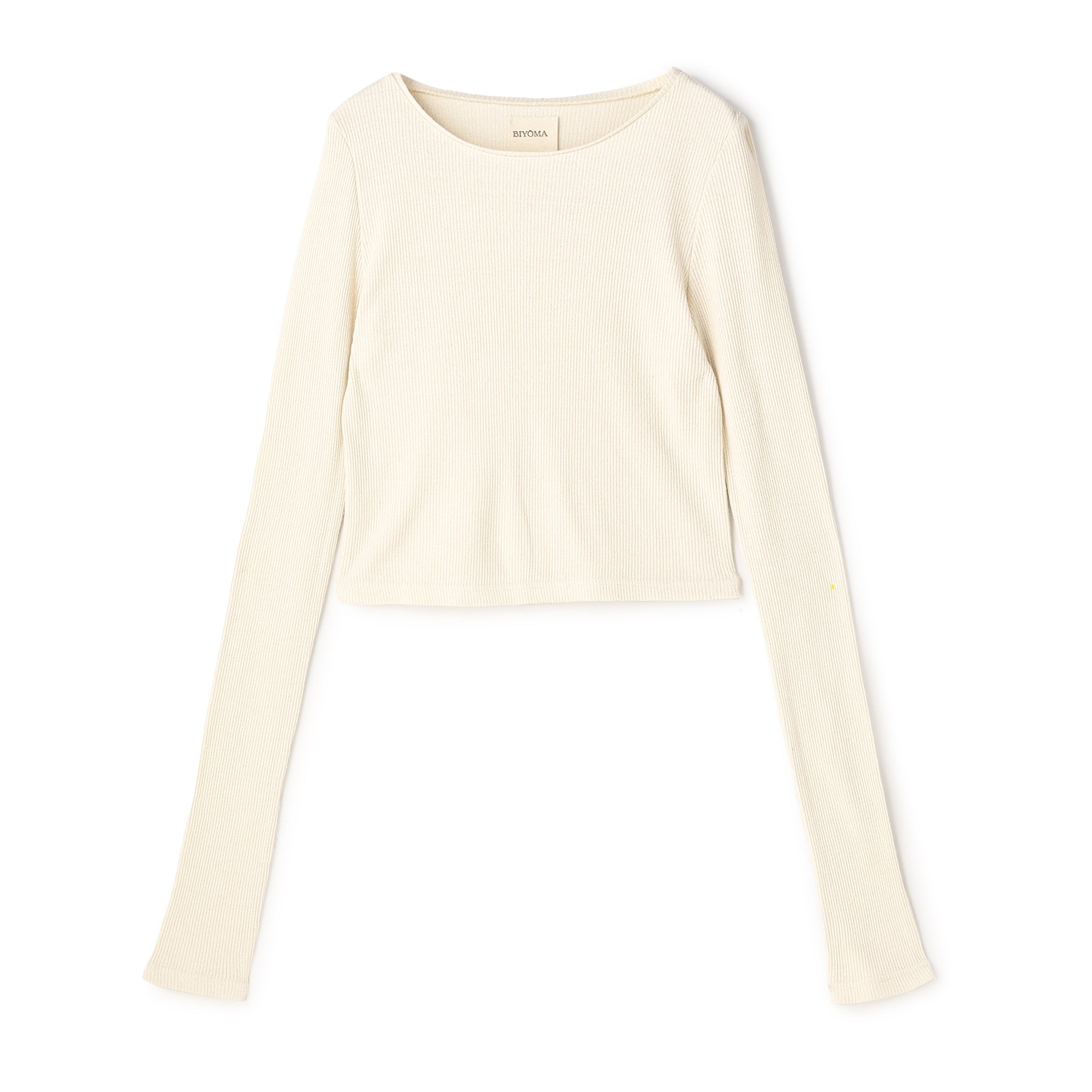 【PRE ORDER】SILK RIB  LONG SLEEVE PULLOVER