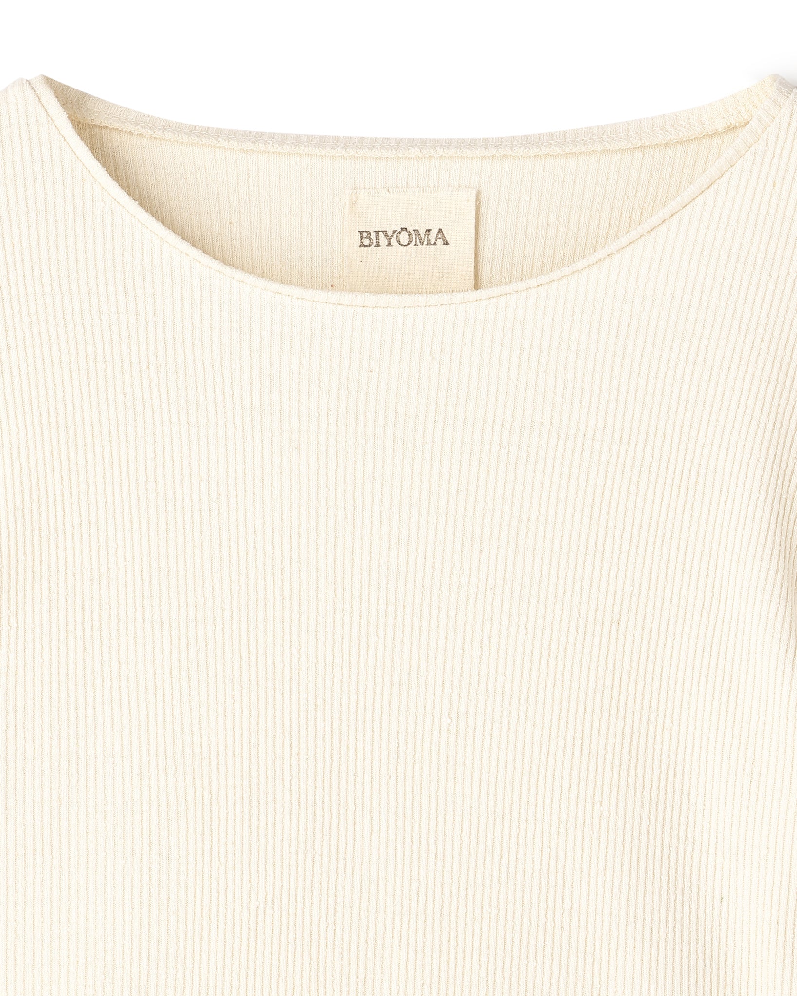 SILK RIB  LONG SLEEVE PULLOVER（シルクリブロングスリーブプルオーバー）｜BIYOMA（ビヨーマ）OFFICIAL ONLINE STORE