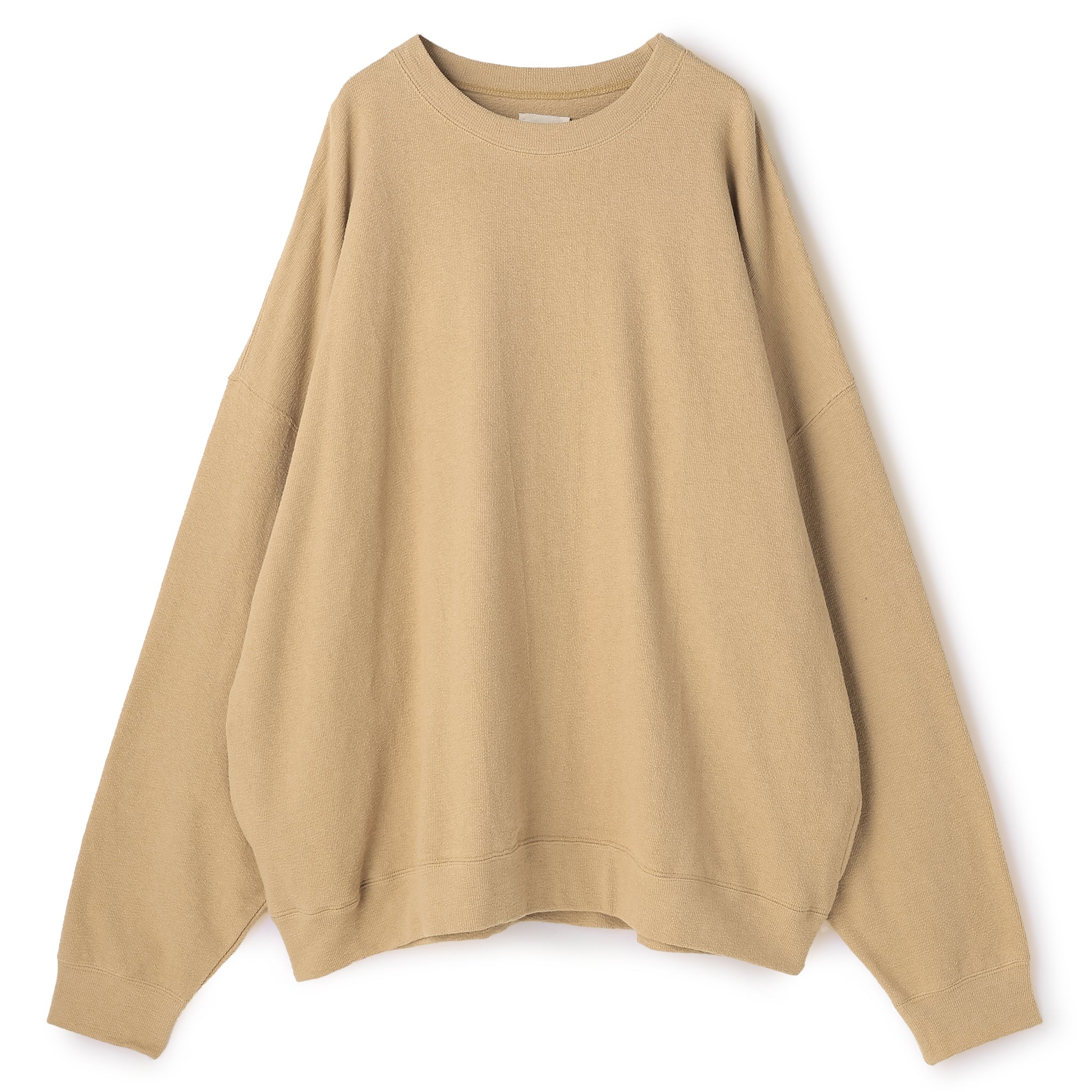 【PRE ORDER】COTTON LINEN RIB LOOSE SILHOUETTE PULLOVER