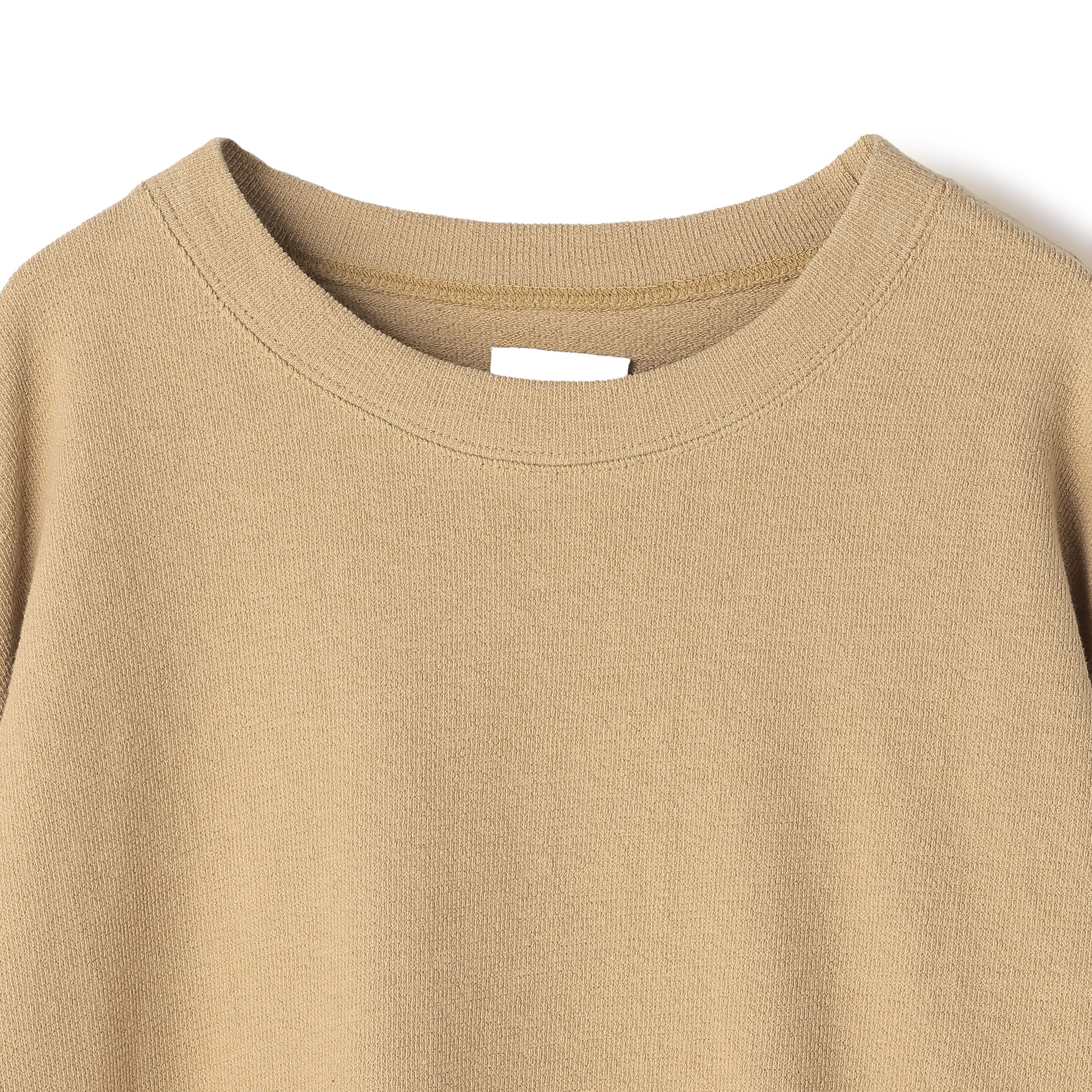 【PRE ORDER】COTTON LINEN RIB LOOSE SILHOUETTE PULLOVER