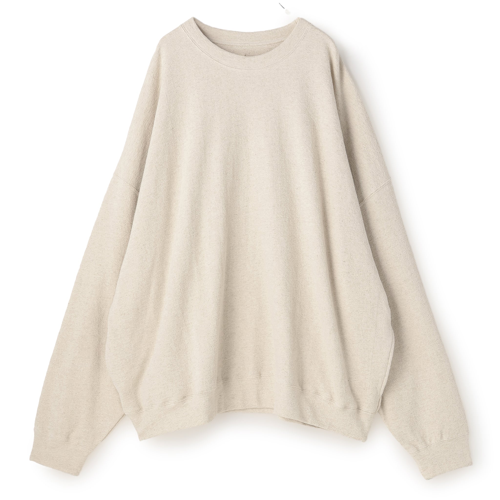 【PRE ORDER】COTTON LINEN RIB LOOSE SILHOUETTE PULLOVER