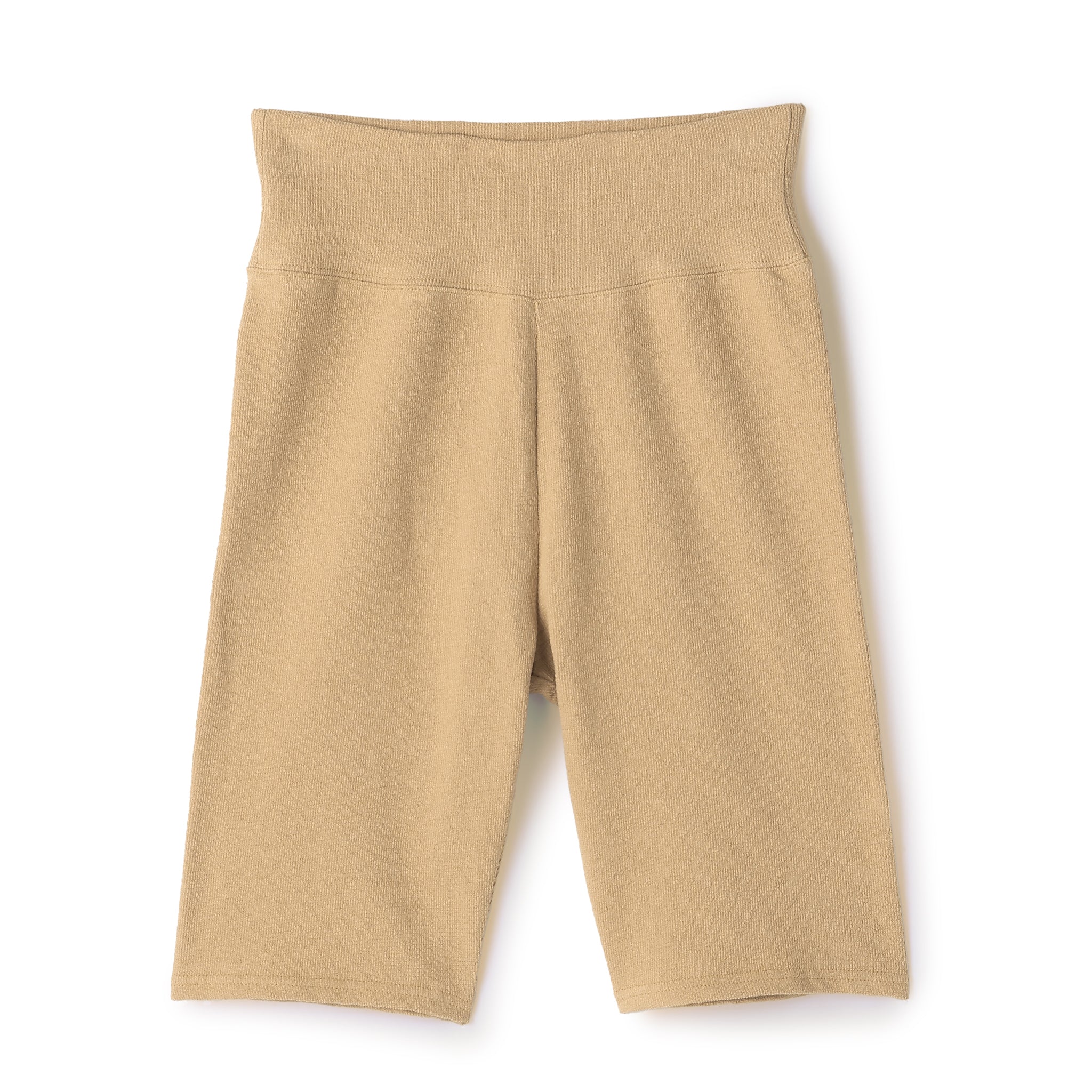 【PRE ORDER】COTTON LINEN RIB SHORT LEGGINGS