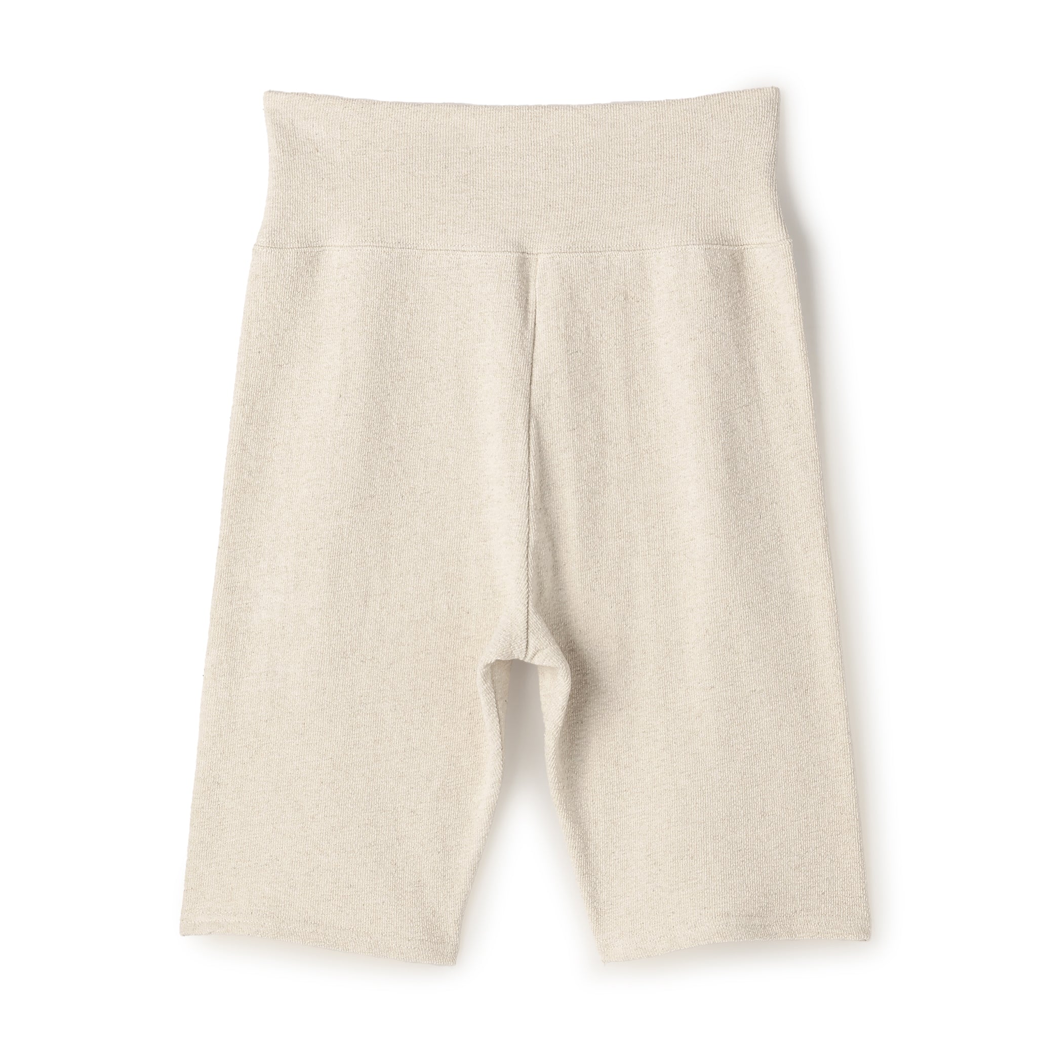 【PRE ORDER】COTTON LINEN RIB SHORT LEGGINGS