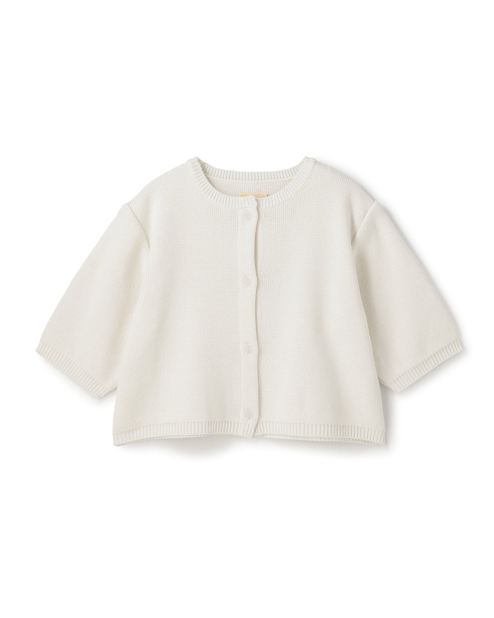 COTTON ACRYLIC SHORT SLEEVE KNIT CARDIGAN（コットンアクリルショートスリーブニットカーディガン）｜BIYOMA（ビヨーマ）OFFICIAL ONLINE STORE