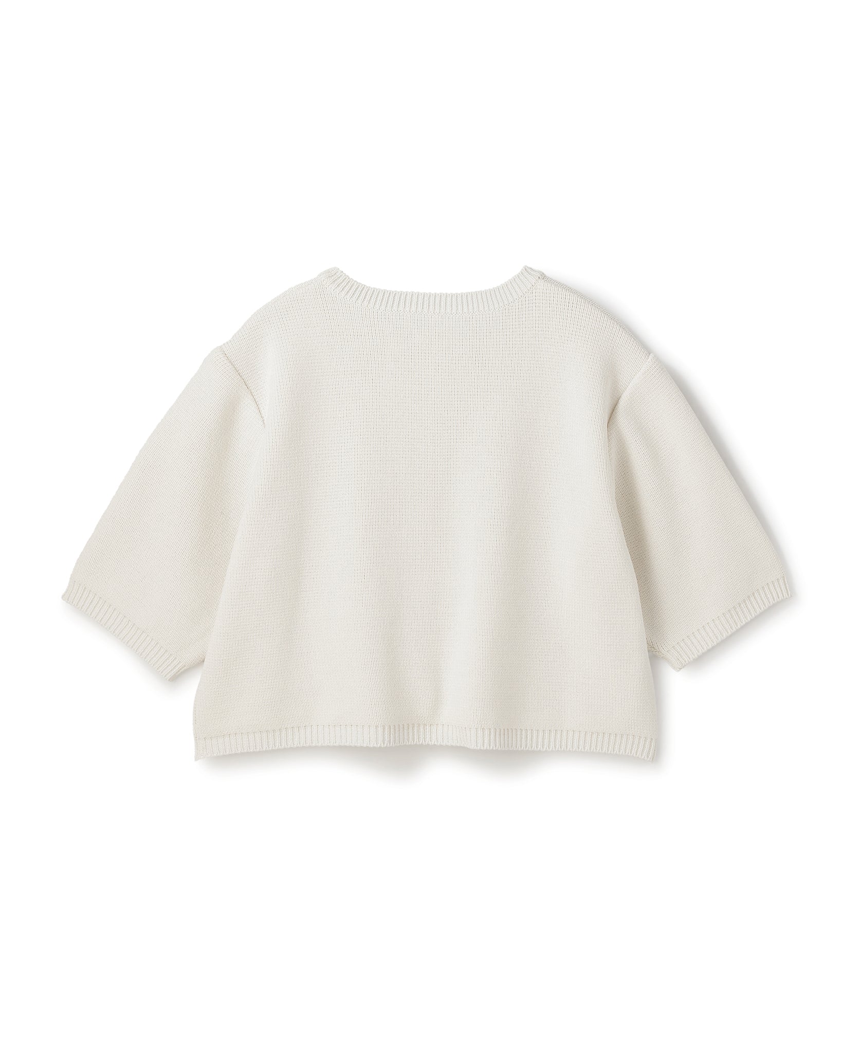 COTTON ACRYLIC SHORT SLEEVE KNIT CARDIGAN（コットンアクリルショートスリーブニットカーディガン）｜BIYOMA（ビヨーマ）OFFICIAL ONLINE STORE