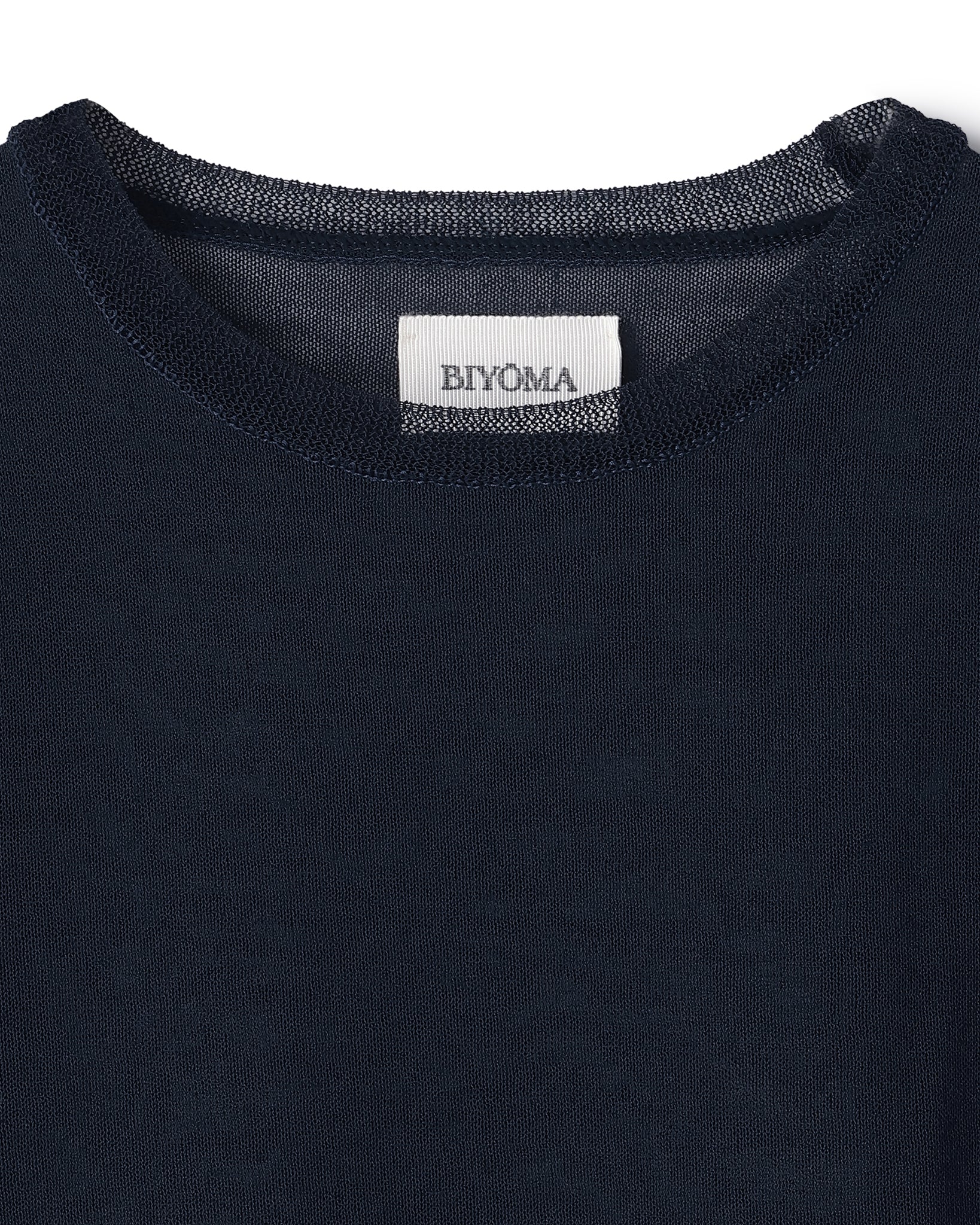 WOOL NYLON SHORT SLEEVE KNIT PULLOVER（ウールナイロンショートスリーブニットプルオーバー）｜BIYOMA（ビヨーマ）OFFICIAL ONLINE STORE