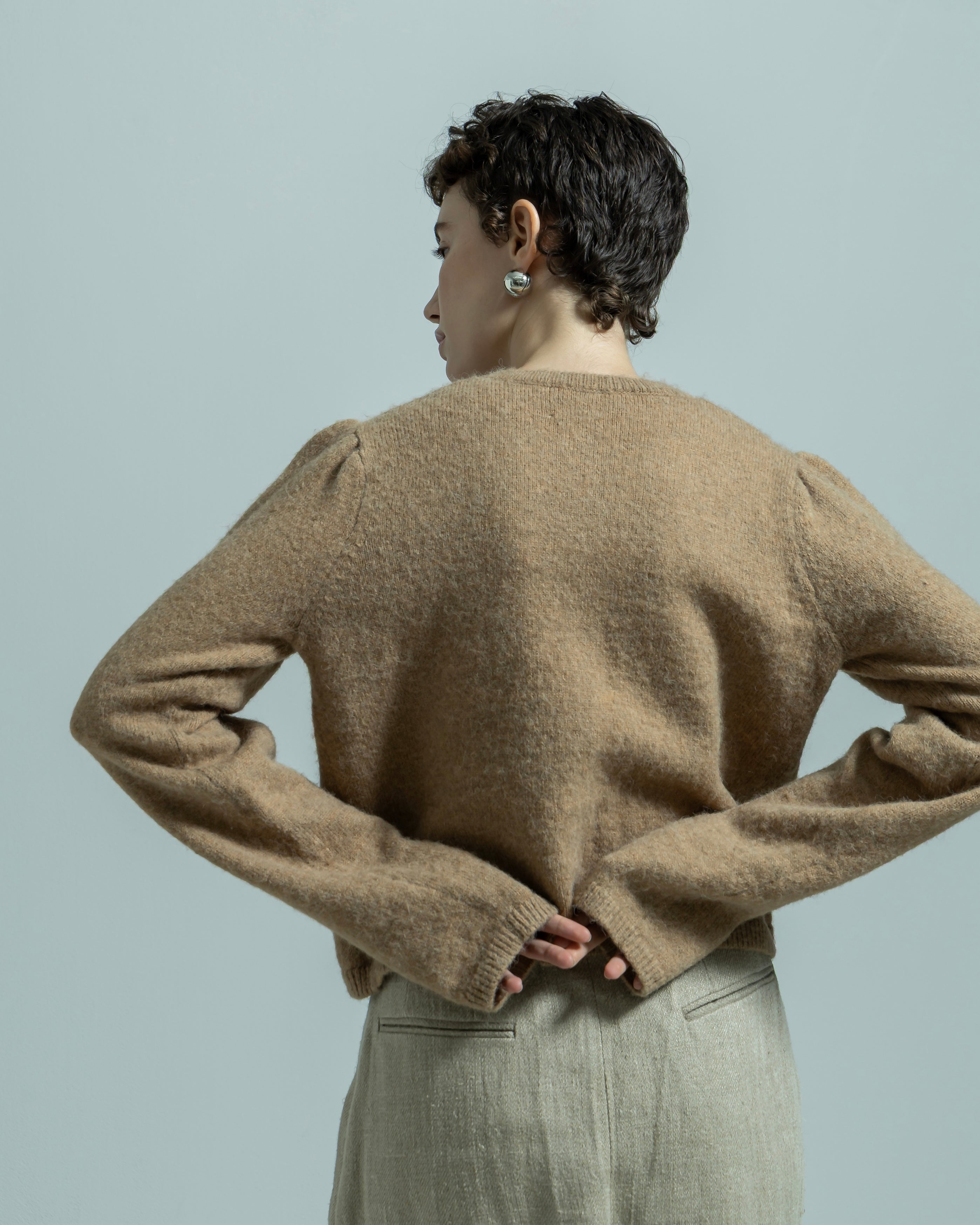 NYLON ACRYLIC KNIT CARDIGAN（ナイロンアクリルニットカーディガン