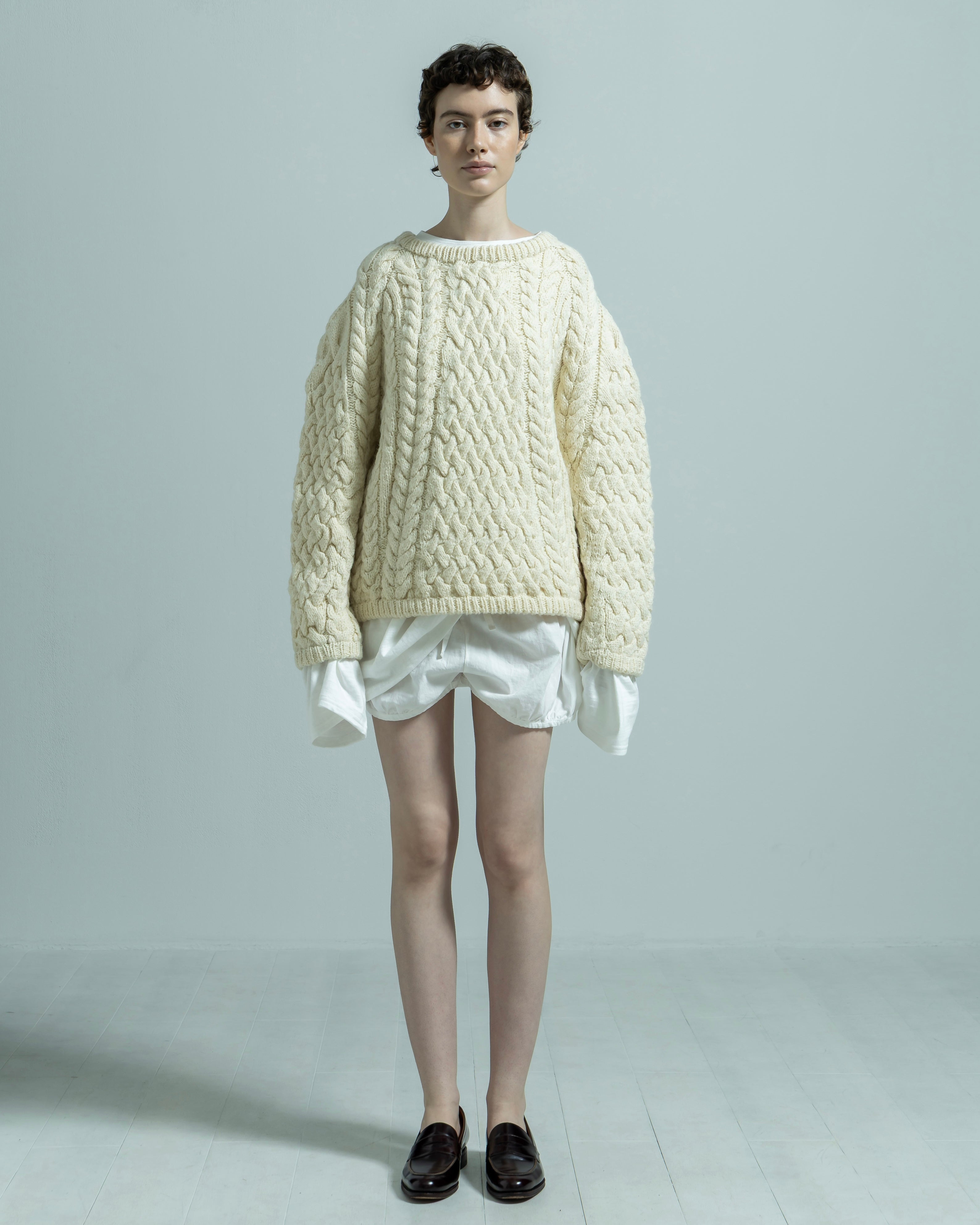 ARAN KNIT PULLOVER（アランニットプルオーバー）｜BIYOMA（ビヨーマ）OFFICIAL ONLINE STORE