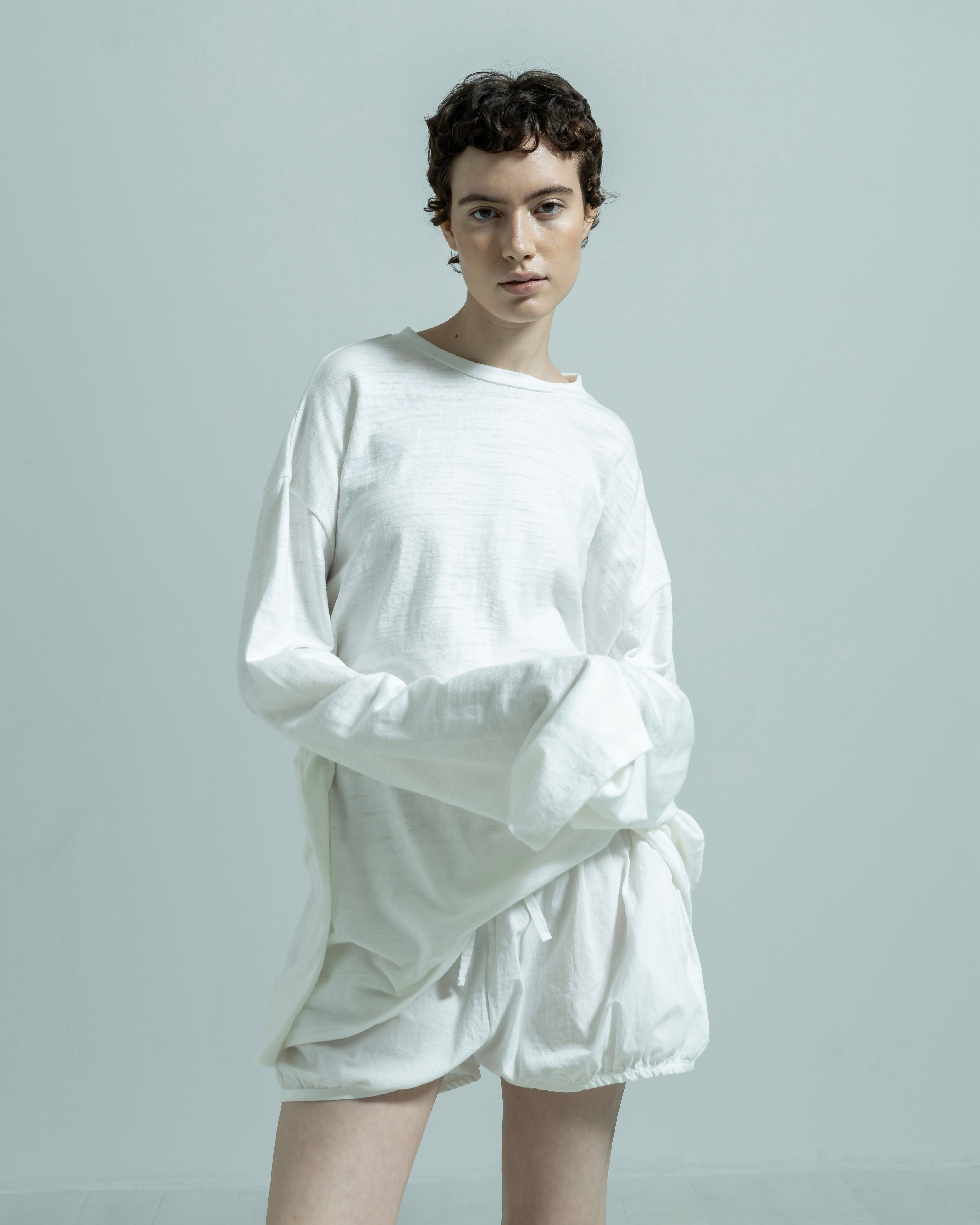 COTTON JERSEY LONG SLEEVE WIDE PULLOVER（コットンジャージーロングスリーブワイドプルオーバー）｜BIYOMA（ビヨーマ）OFFICIAL ONLINE STORE