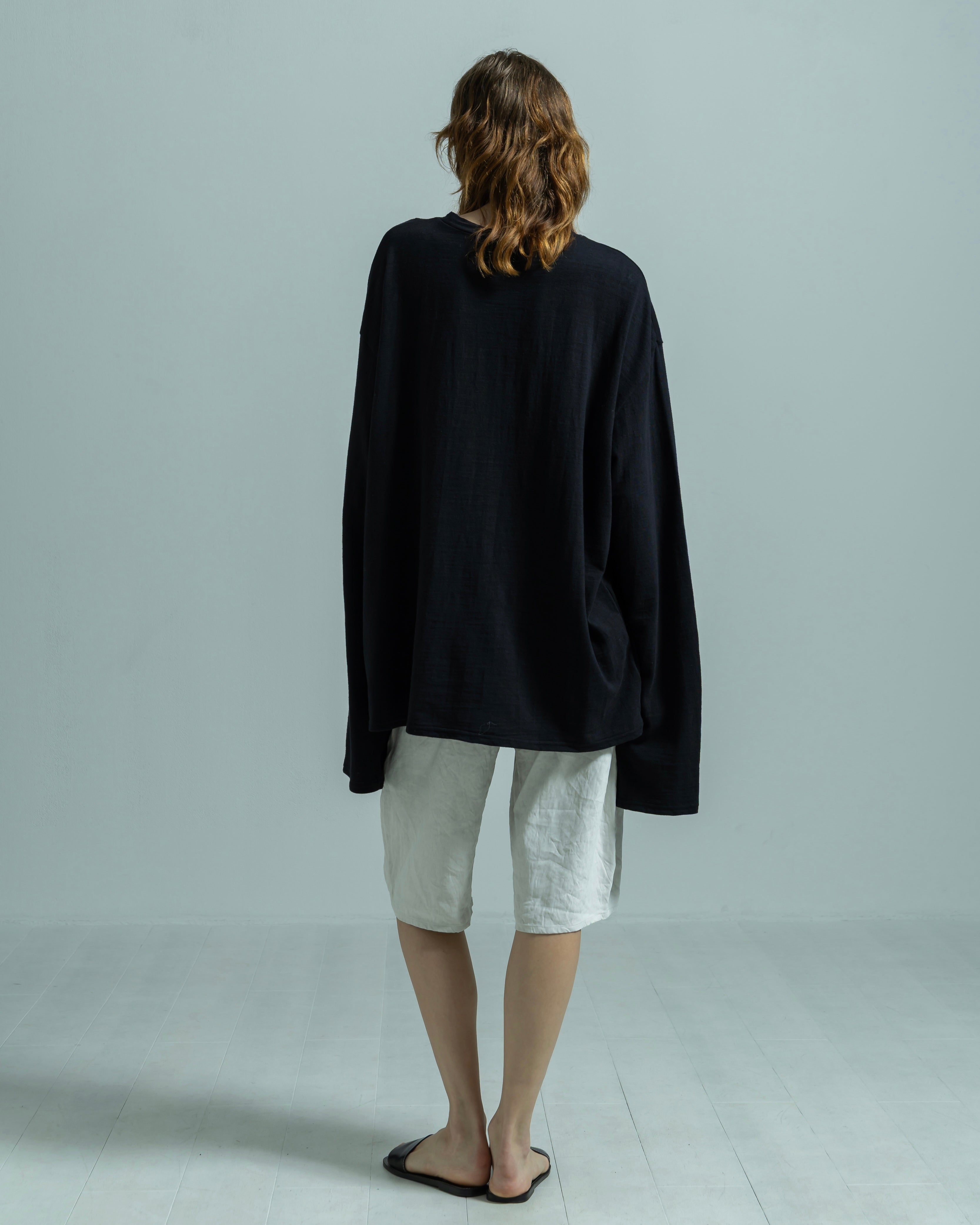 COTTON JERSEY LONG SLEEVE WIDE PULLOVER（コットンジャージーロングスリーブワイドプルオーバー）｜BIYOMA（ビヨーマ）OFFICIAL ONLINE STORE