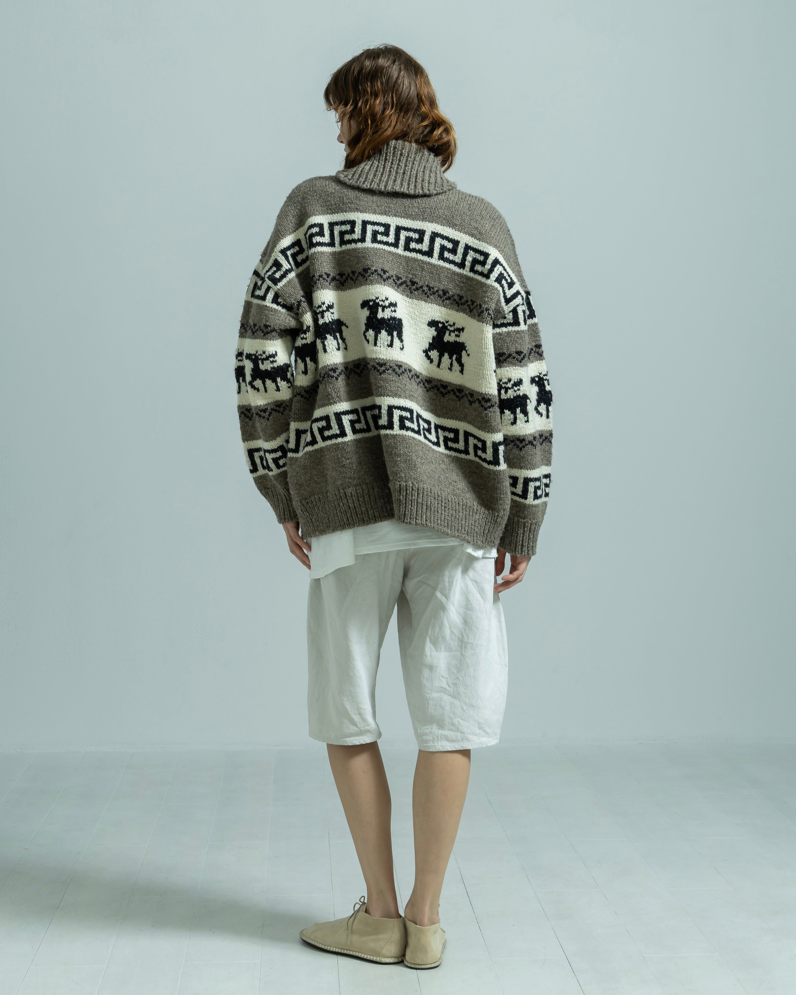 FULL ZIP COWICHAN SWEATER（フルジップカウチンセーター）｜BIYOMA