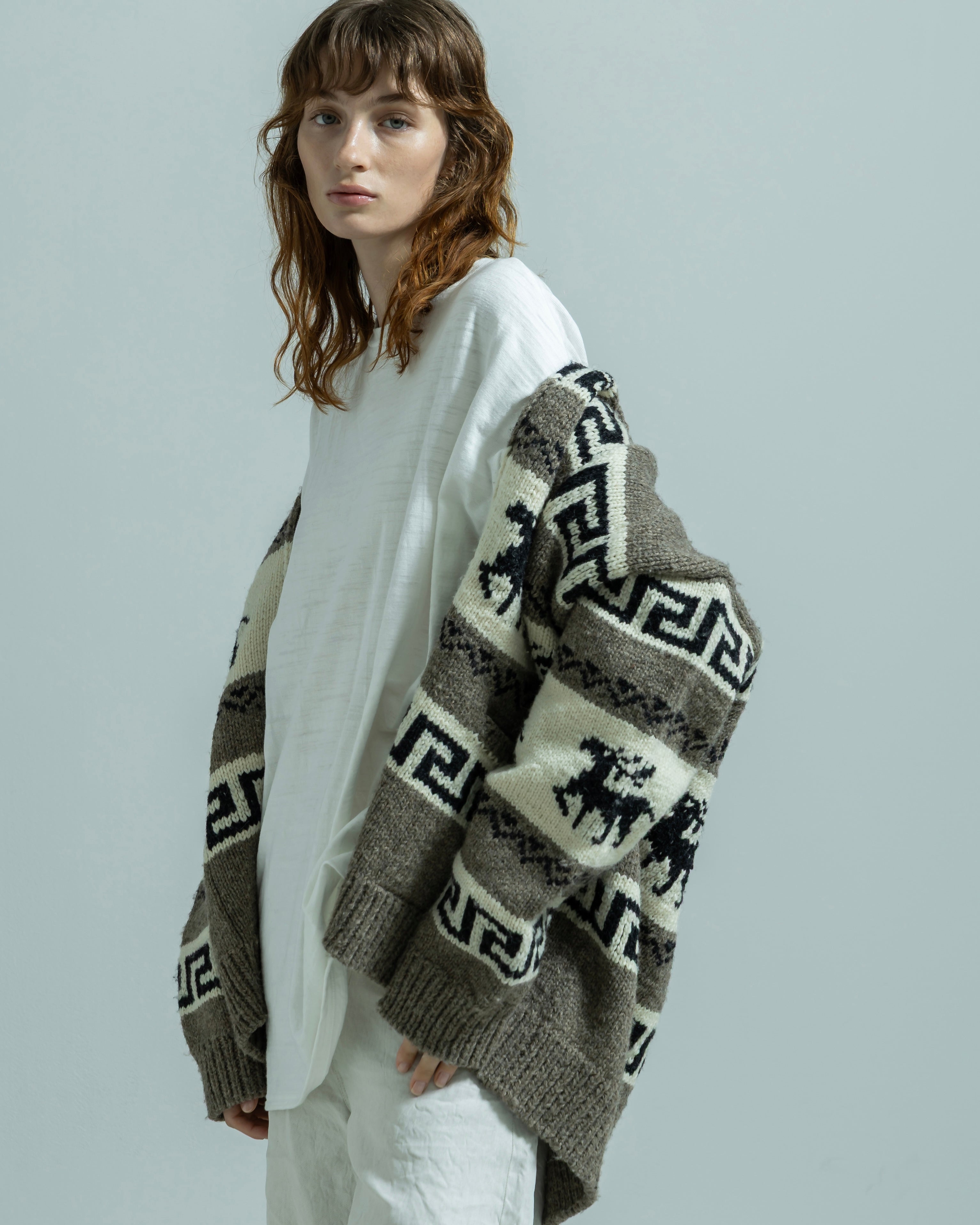 FULL ZIP COWICHAN SWEATER（フルジップカウチンセーター）｜BIYOMA（ビヨーマ）OFFICIAL ONLINE STORE