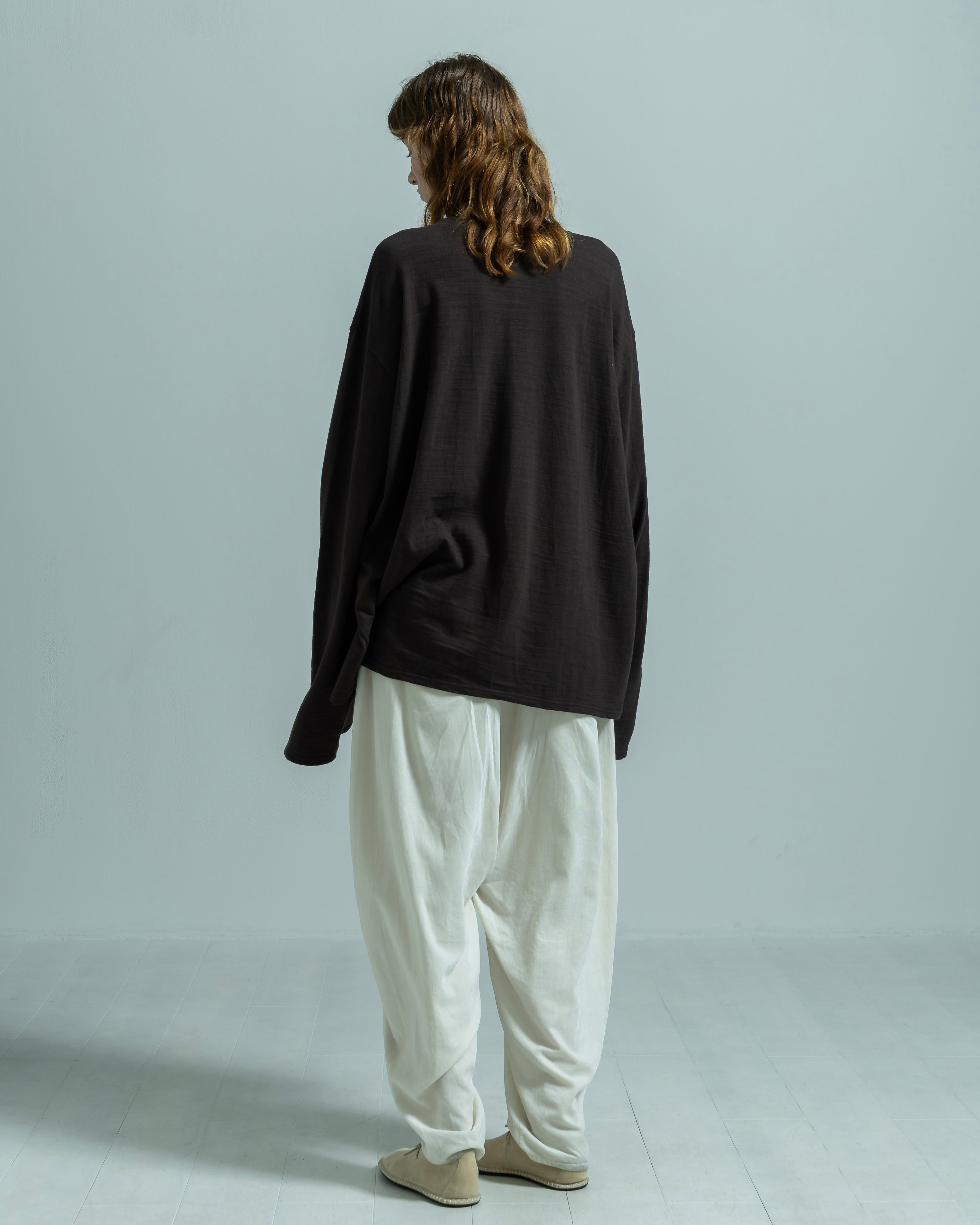 COTTON JERSEY LONG SLEEVE WIDE PULLOVER（コットンジャージーロングスリーブワイドプルオーバー）｜BIYOMA（ビヨーマ）OFFICIAL ONLINE STORE