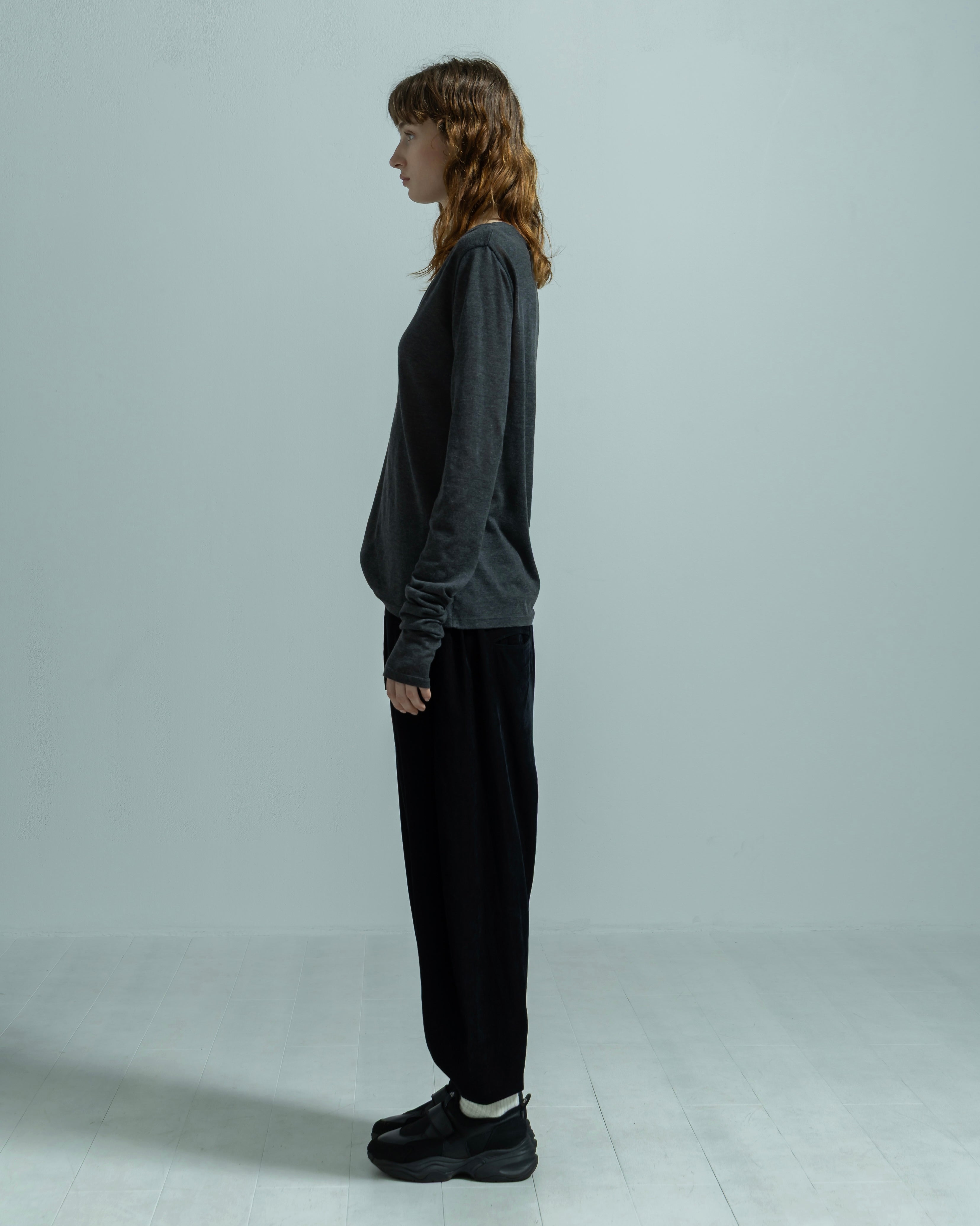 LYOCELL CASHMERE V NECK KNIT PULLOVER（リヨセルカシミヤブイネックプルオーバー）｜BIYOMA（ビヨーマ）OFFICIAL ONLINE STORE
