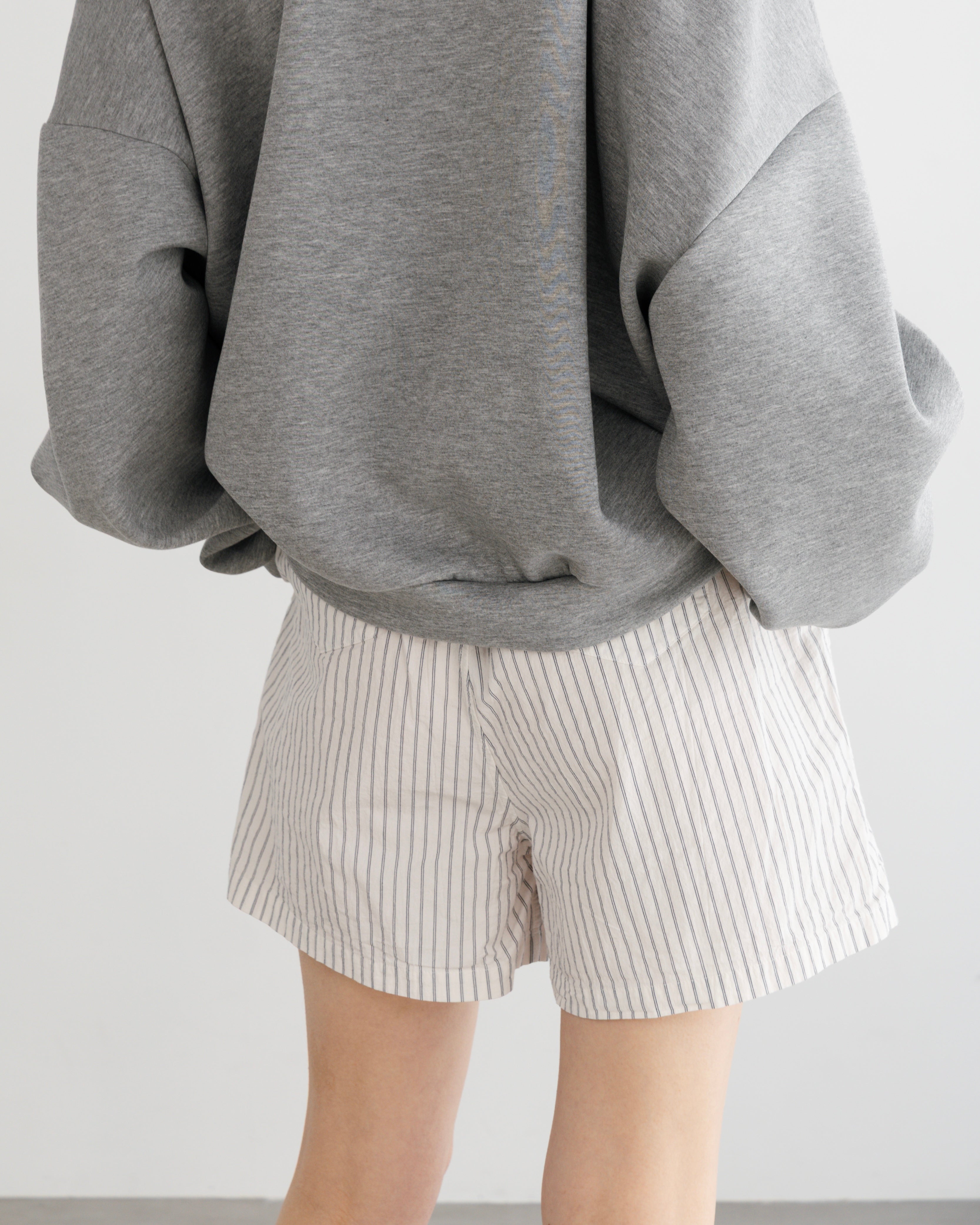 COTTON STRIPE RELAX SHORTS（コットンストライプリラックスショーツ）｜BIYOMA（ビヨーマ）OFFICIAL ONLINE STORE