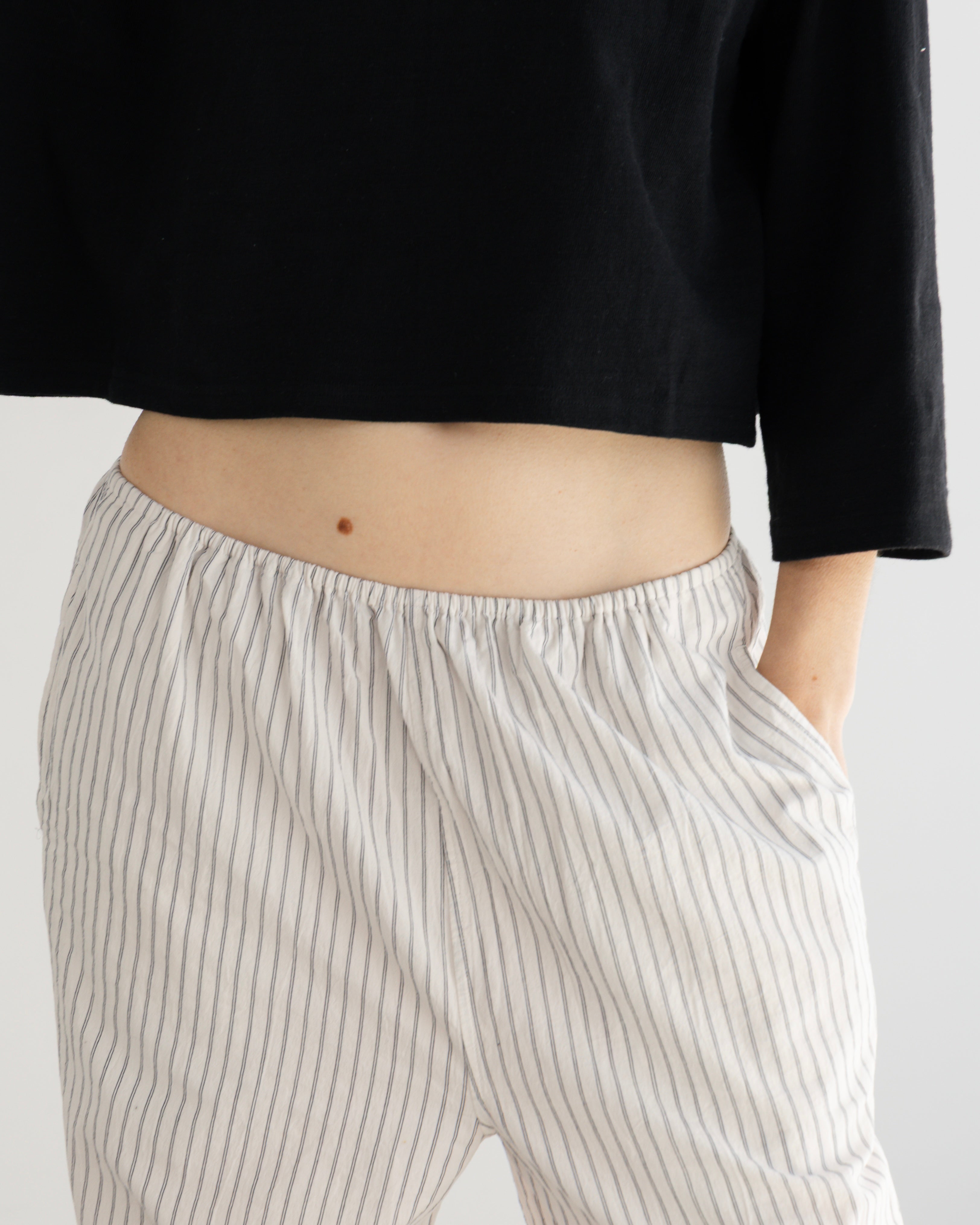 COTTON STRIPE RELAX PANTS（コットンストライプリラックスパンツ）｜BIYOMA（ビヨーマ）OFFICIAL ONLINE STORE