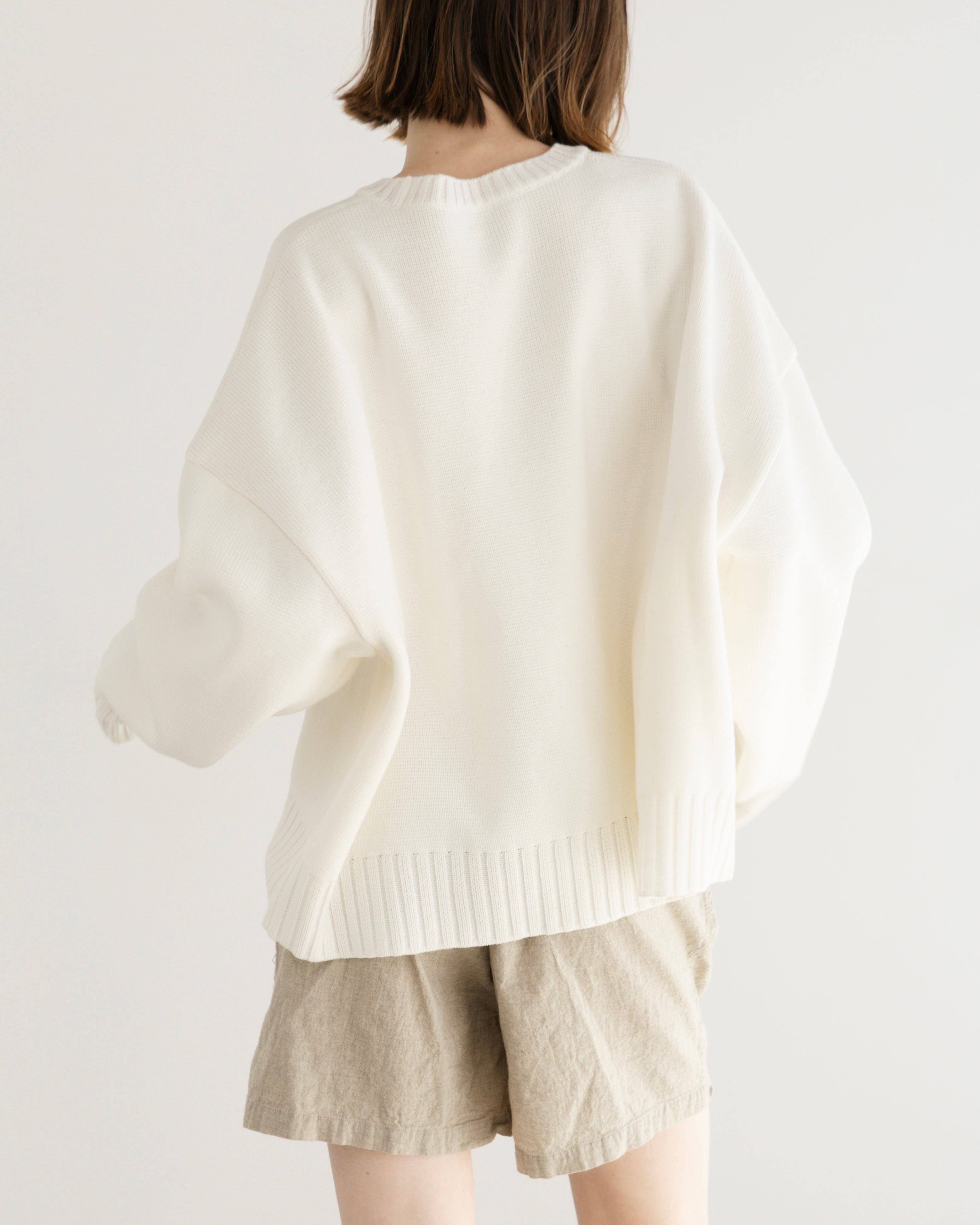 COTTON ACRYLIC KNIT PULLOVER（コットンアクリルニットプルオーバー）｜BIYOMA（ビヨーマ）OFFICIAL ONLINE STORE