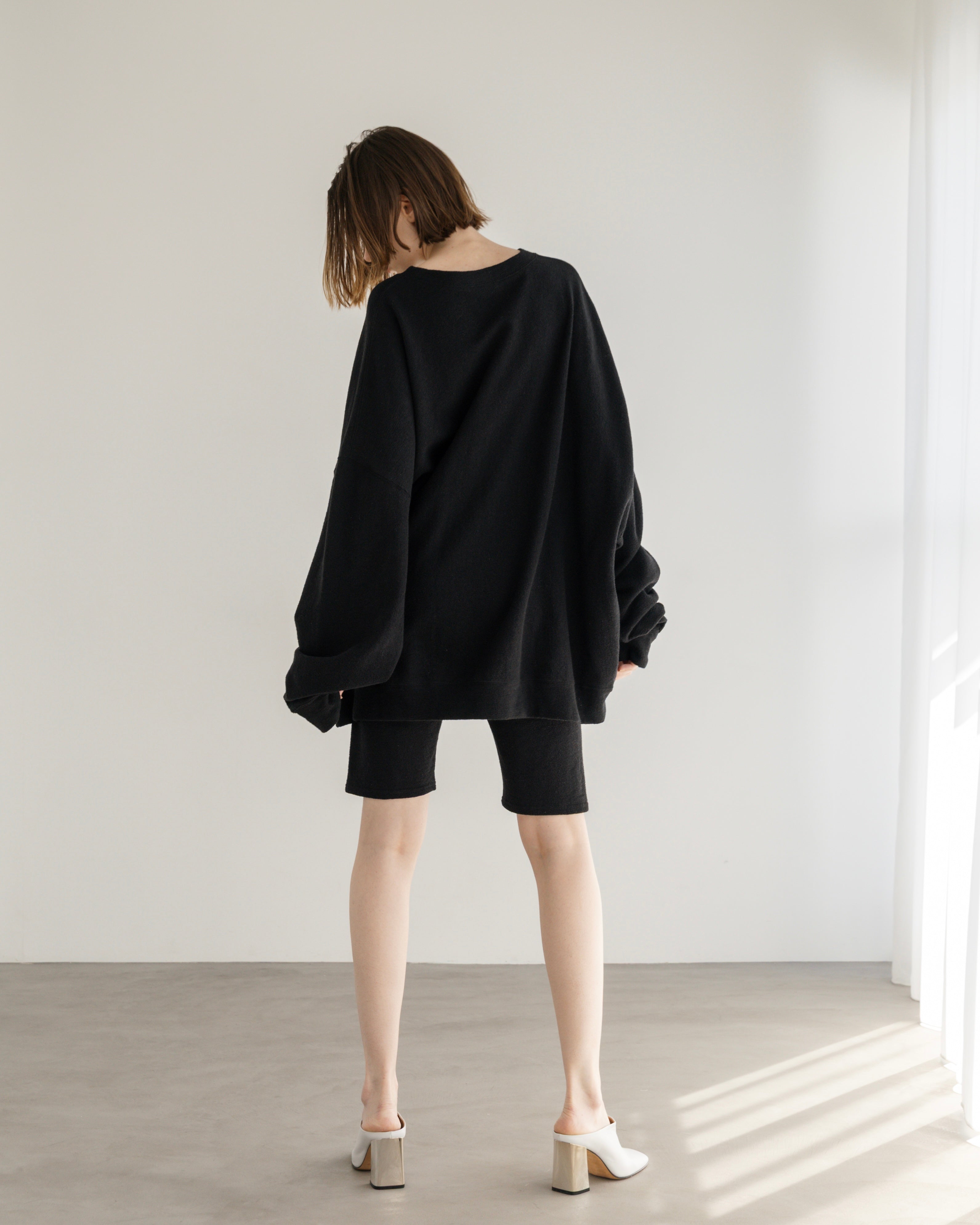 COTTON LINEN RIB LOOSE SILHOUETTE PULLOVER（コットンリネンリブルーズシルエットプルオーバー）｜BIYOMA（ビヨーマ）OFFICIAL ONLINE STORE