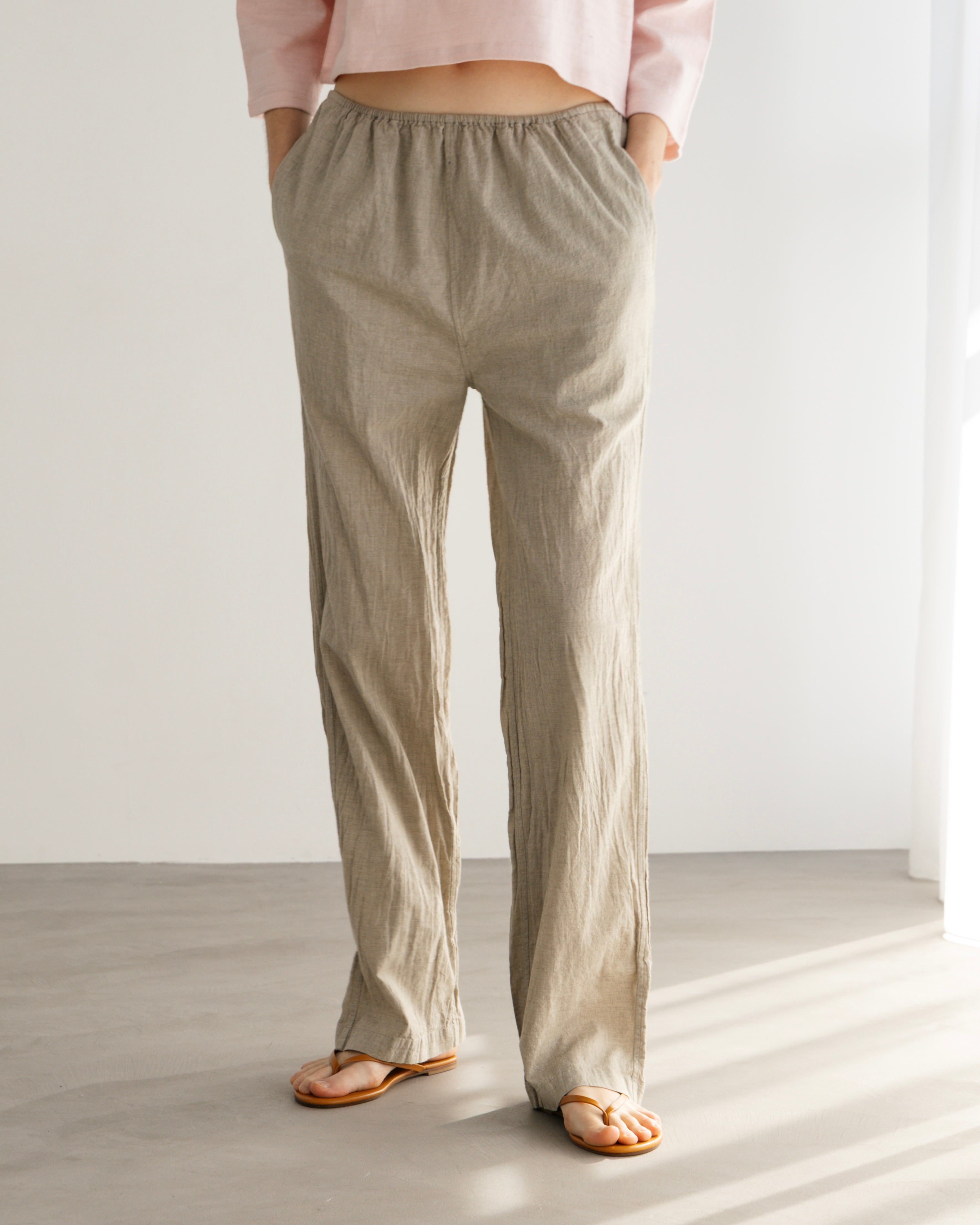 COTTON LINEN RELAX PANTS（コットンリネンリラックスパンツ）｜BIYOMA（ビヨーマ）OFFICIAL ONLINE STORE