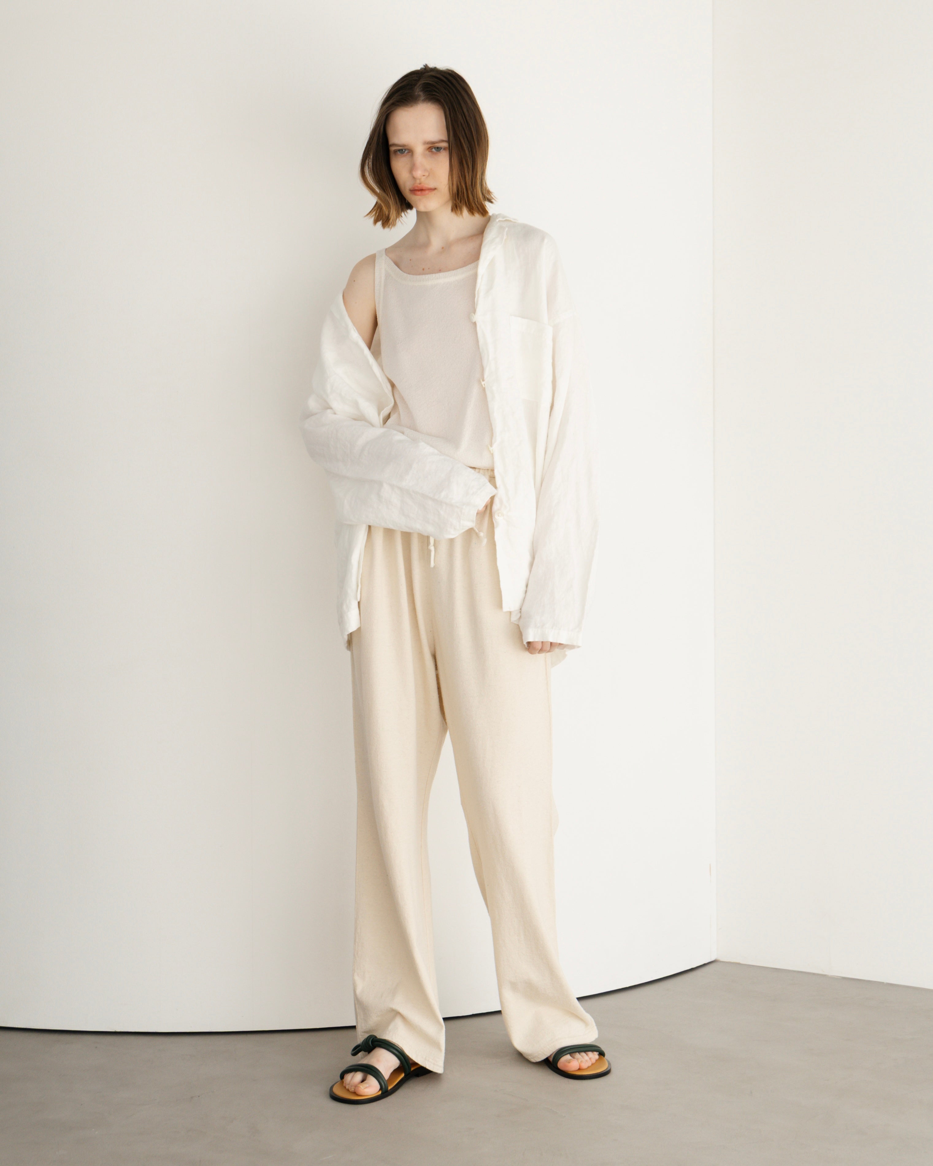 COTTON SILK  LOOSE SILHOUETTE PANTS（コットンシルクルーズシルエットパンツ）｜BIYOMA（ビヨーマ）OFFICIAL ONLINE STORE