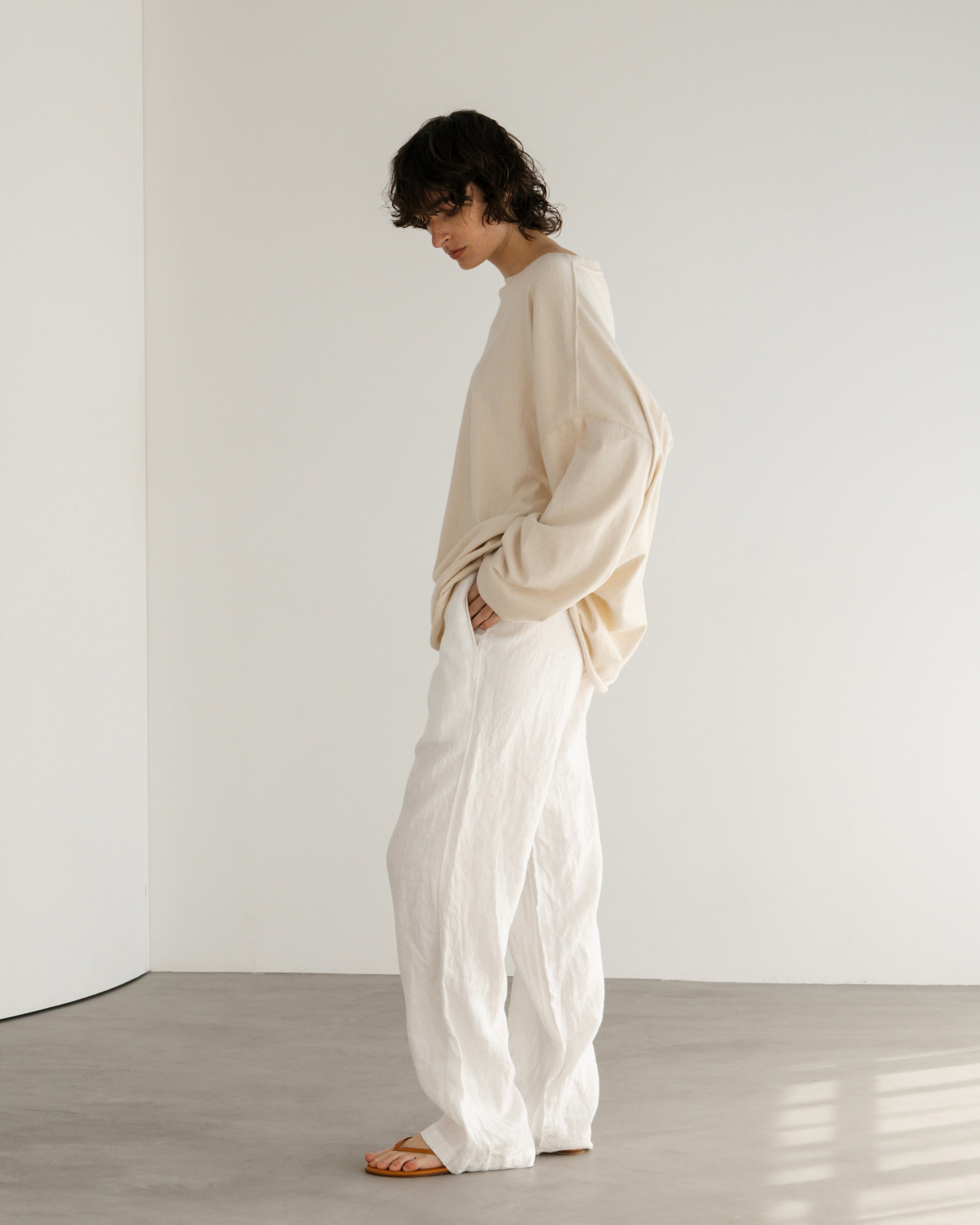 LINEN RELAX PANTS（リネンリラックスパンツ）｜BIYOMA（ビヨーマ）OFFICIAL ONLINE STORE