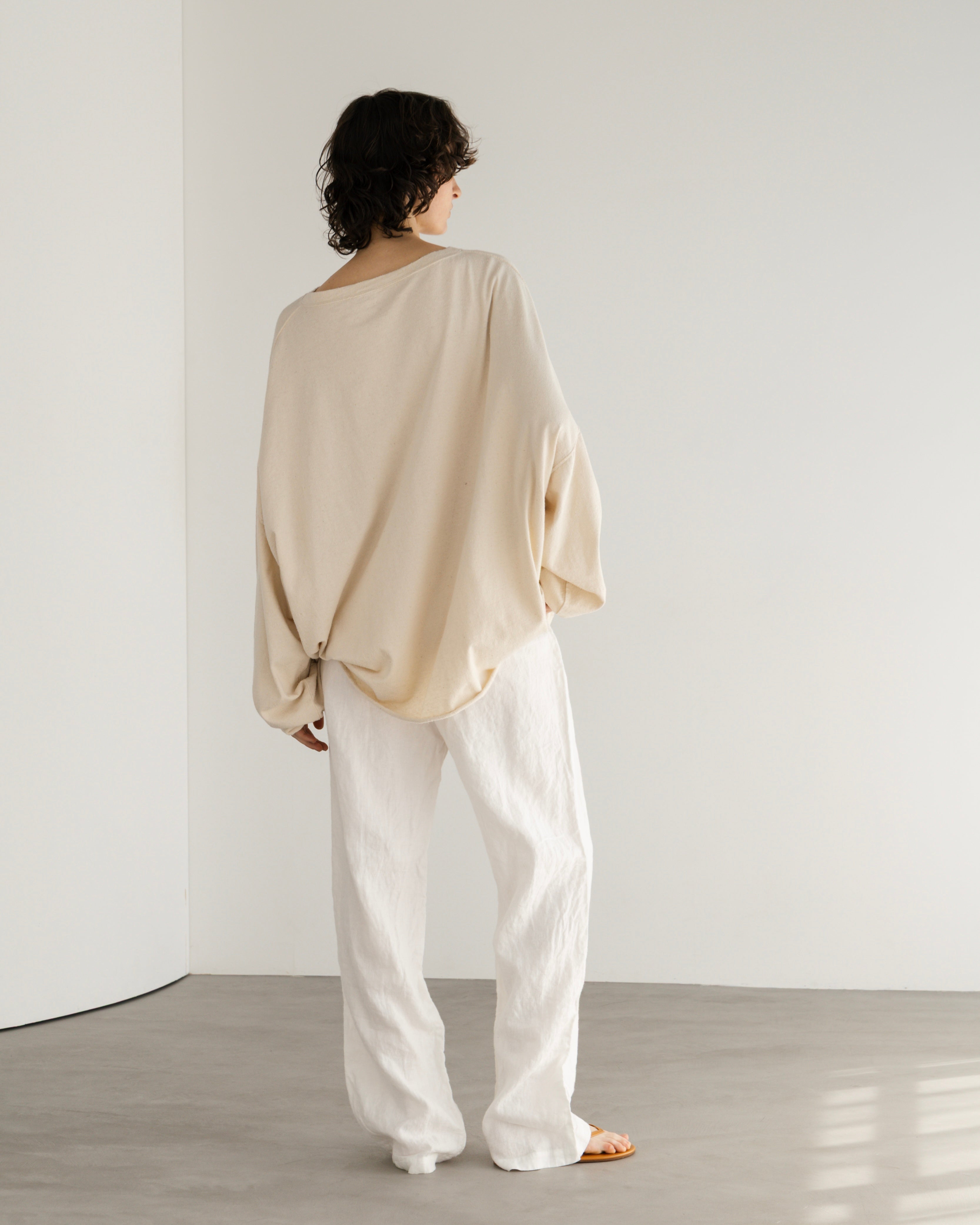 COTTON SILK  LOOSE SILHOUETTE PULLOVER（コットンシルクルーズシルエットプルオーバー）｜BIYOMA（ビヨーマ）OFFICIAL ONLINE STORE