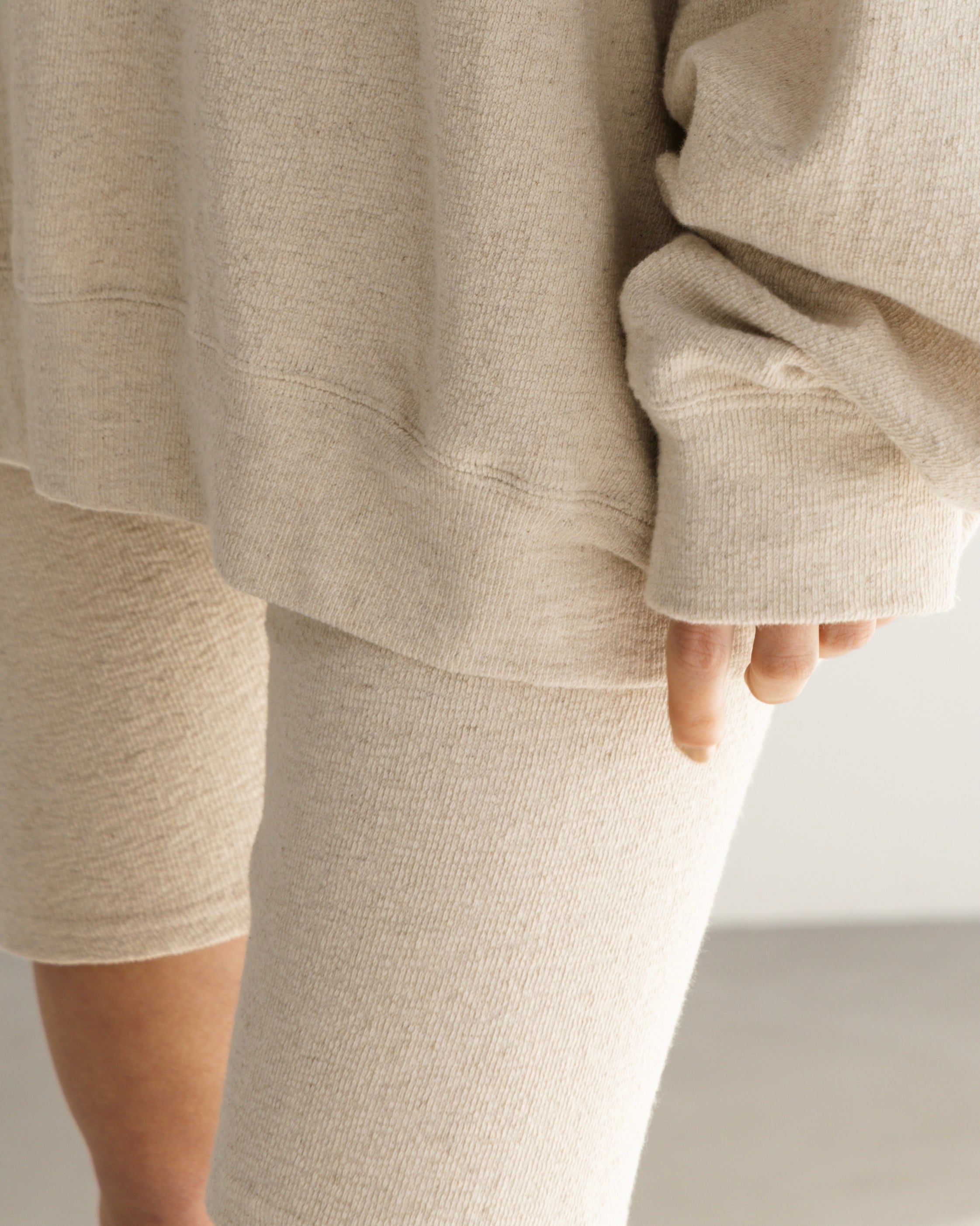 COTTON LINEN RIB SHORT LEGGINGS（コットンリネンリブショートレギンス）｜BIYOMA（ビヨーマ）OFFICIAL ONLINE STORE