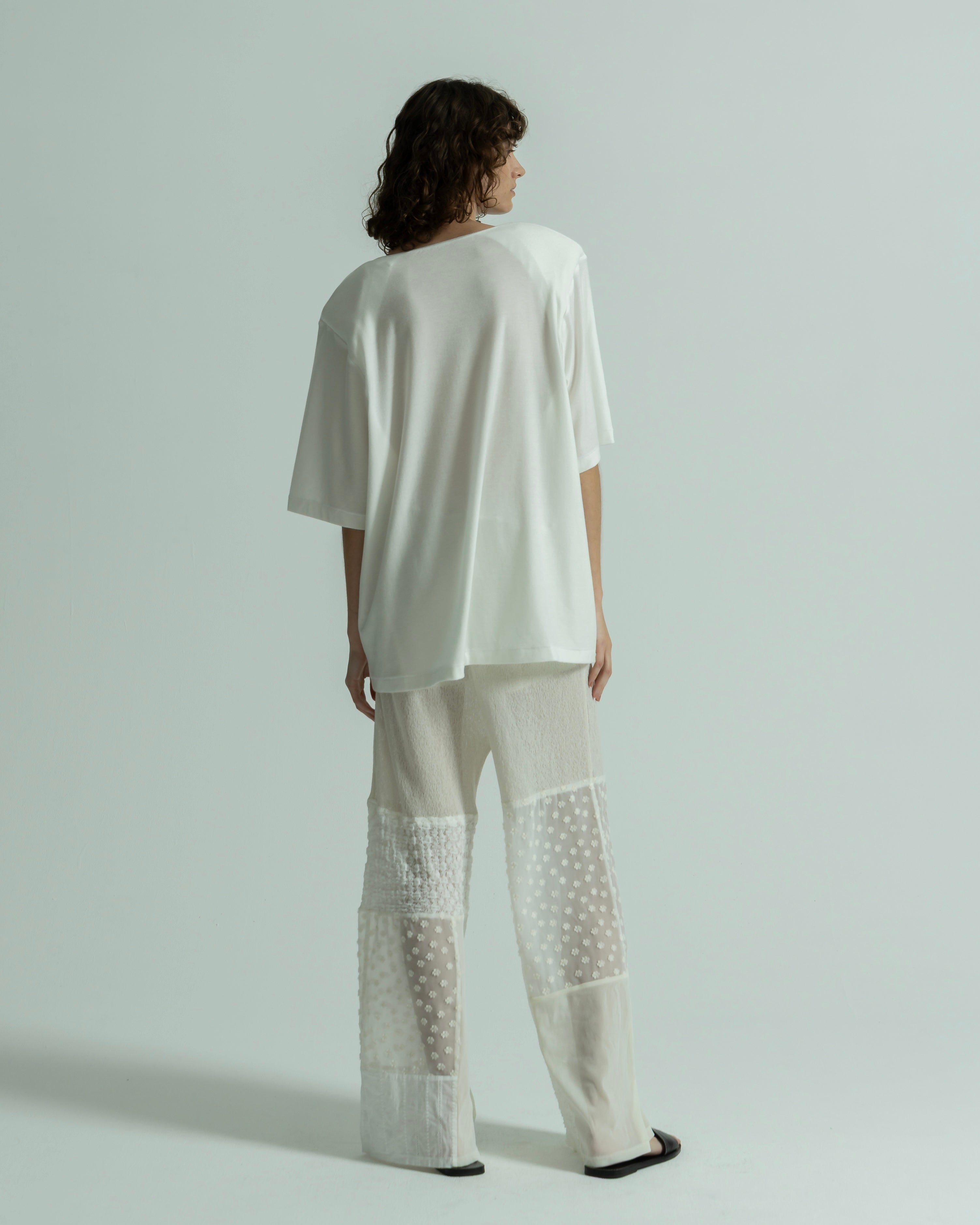 CASHMERE SILK SHORT SLEEVE PULLOVER（カシミヤシルクショートスリーブプルオーバー）｜BIYOMA（ビヨーマ）OFFICIAL ONLINE STORE