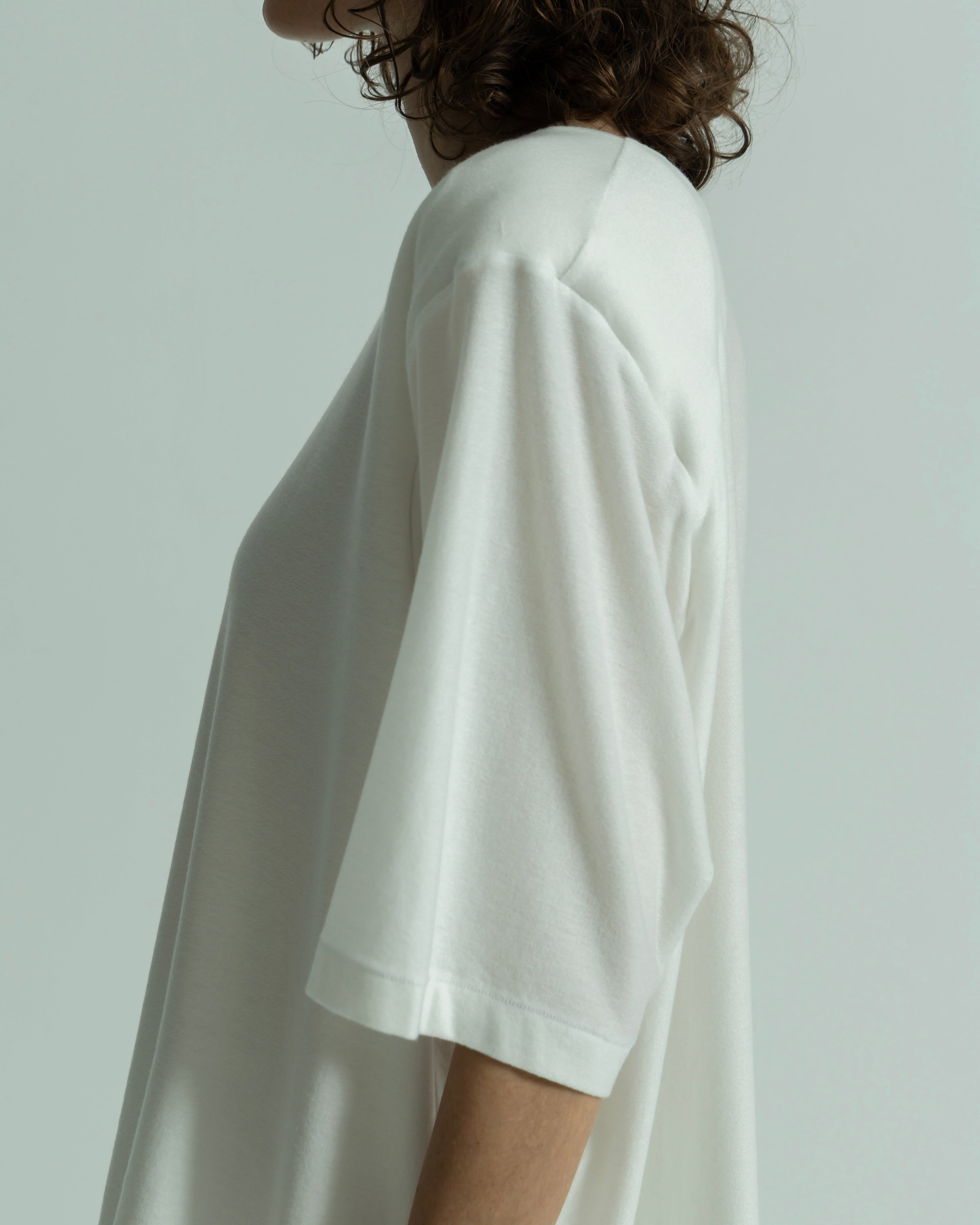 CASHMERE SILK SHORT SLEEVE PULLOVER（カシミヤシルクショートスリーブプルオーバー）｜BIYOMA（ビヨーマ）OFFICIAL ONLINE STORE