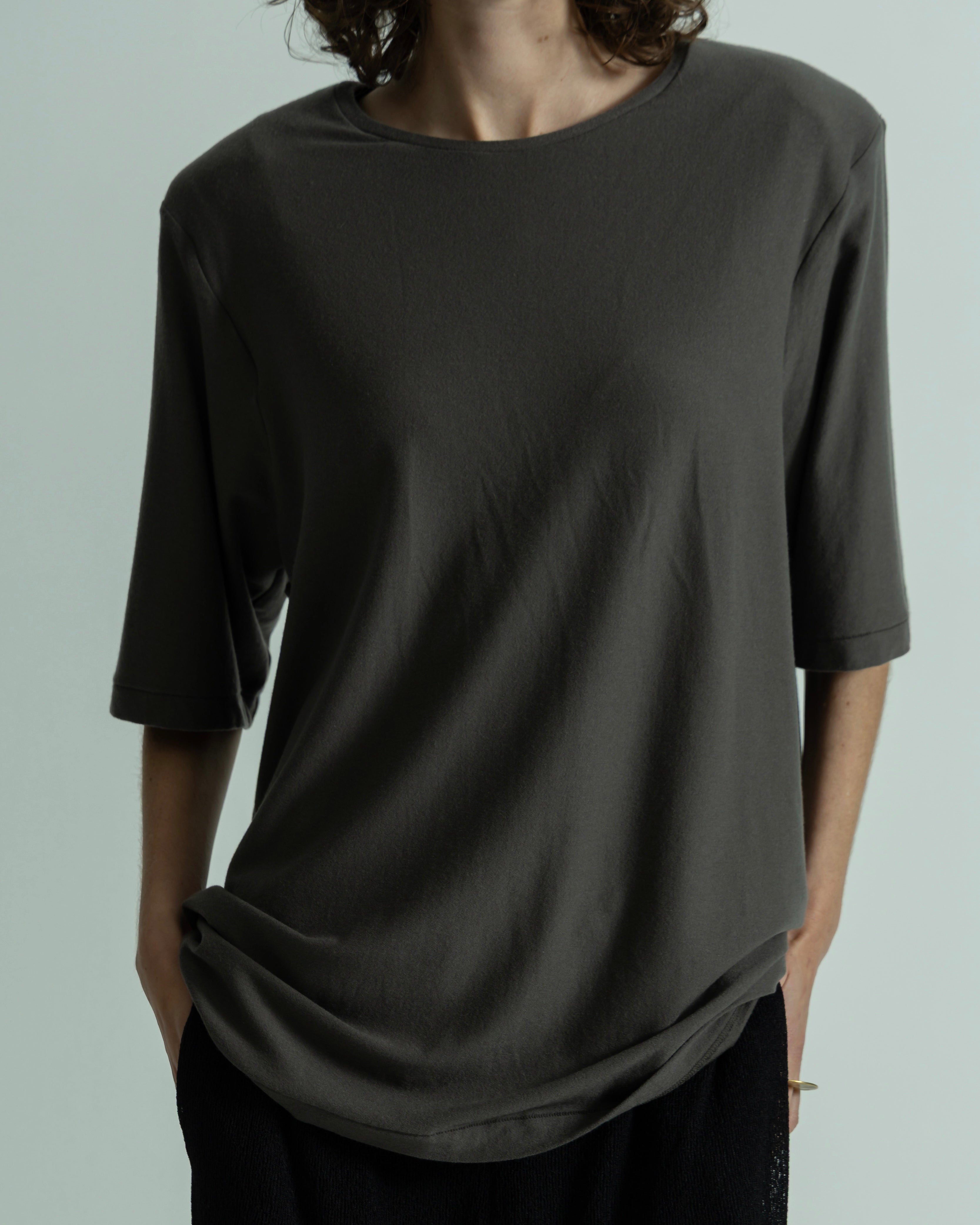 CASHMERE SILK SHORT SLEEVE PULLOVER（カシミヤシルクショートスリーブプルオーバー）｜BIYOMA（ビヨーマ）OFFICIAL ONLINE STORE